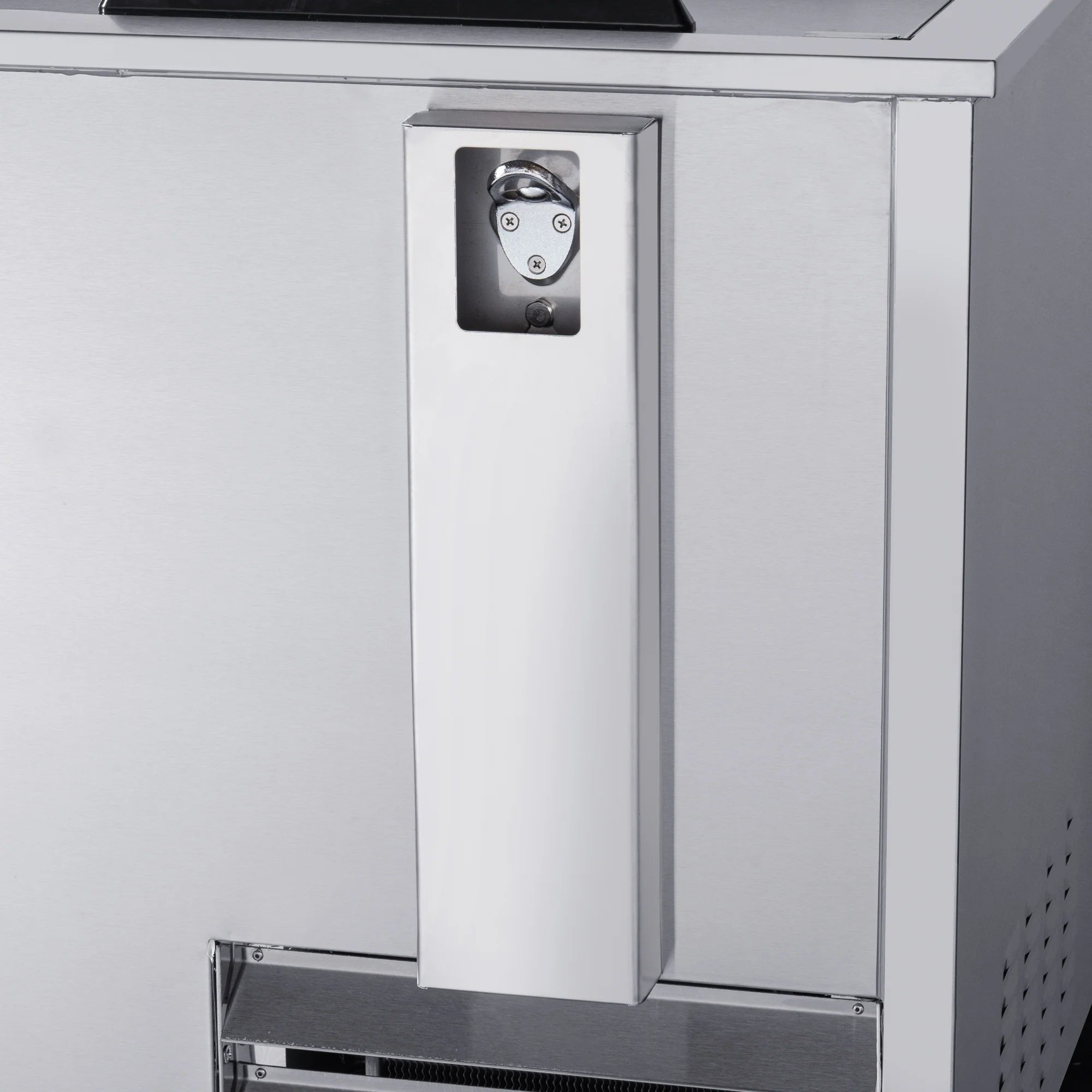 Commercial Bottle Cooler with Built-In Opener, ETL Listed, 14 cu. ft. 50 In.
