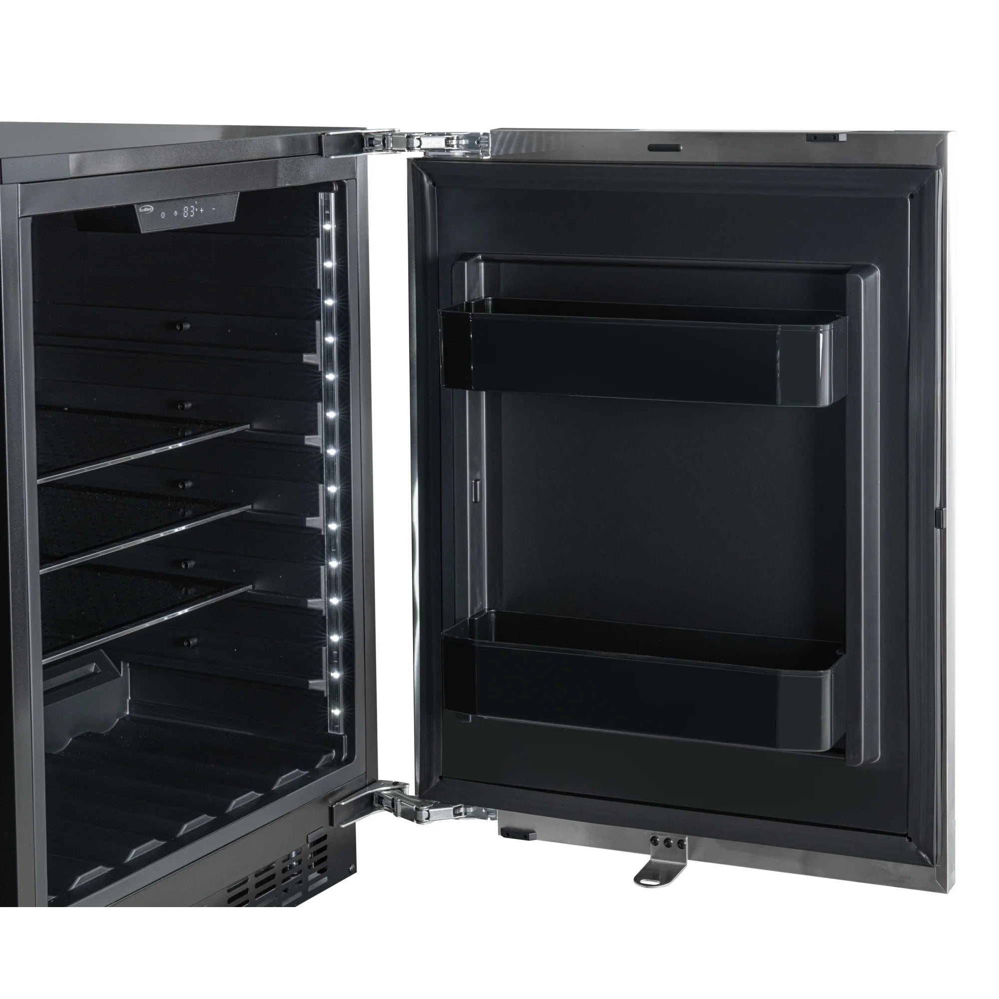 Panel Ready Compact Refrigerator, 5 cu. ft. in Black, 24 In.