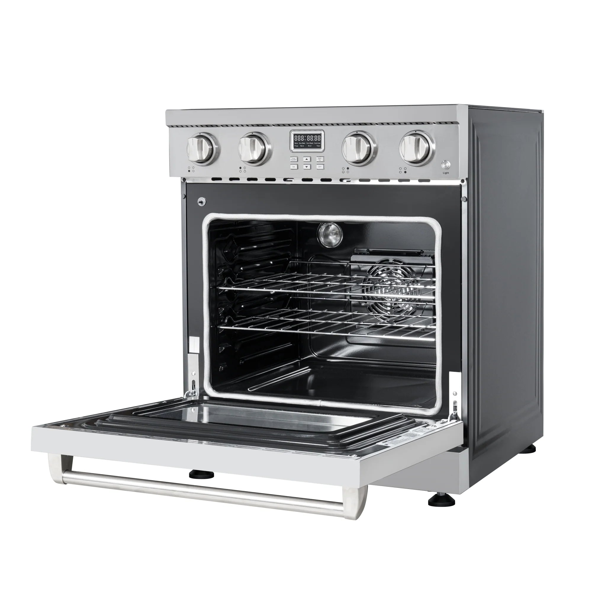 Professional Electric Range with 14900W of Power, 240V in Stainless-Steel, 30 In.