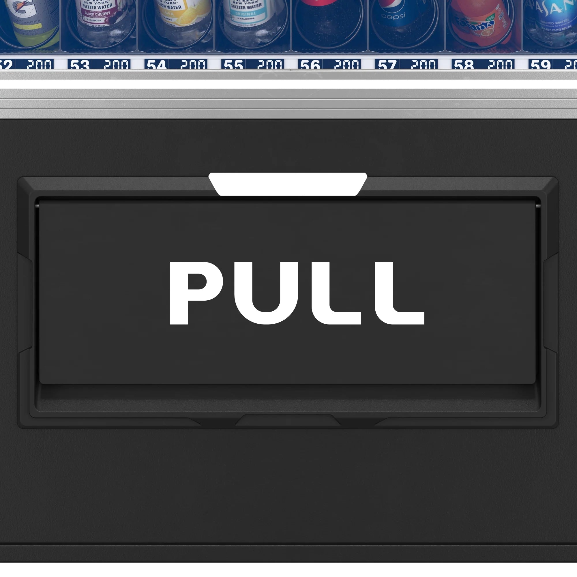 Snack Vending Machine with 21.5 Inch Touch Display, 66 Slots and Elevator-Lift Dispensing System, Refrigerated, Bill Acceptor and Credit Card Reader, Wifi and 4G Connectivity in Black