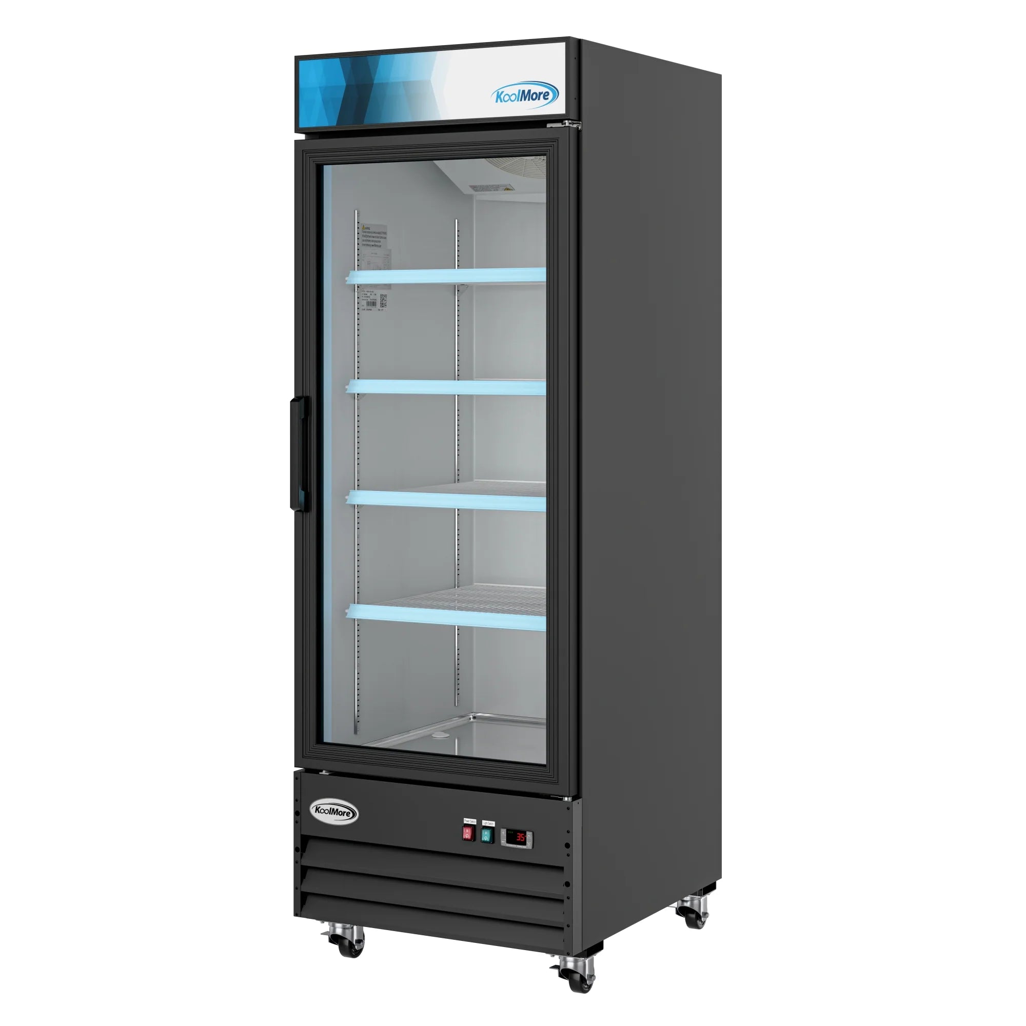 One-Door Merchandiser Refrigerator 28 in, 23 Cu Ft.