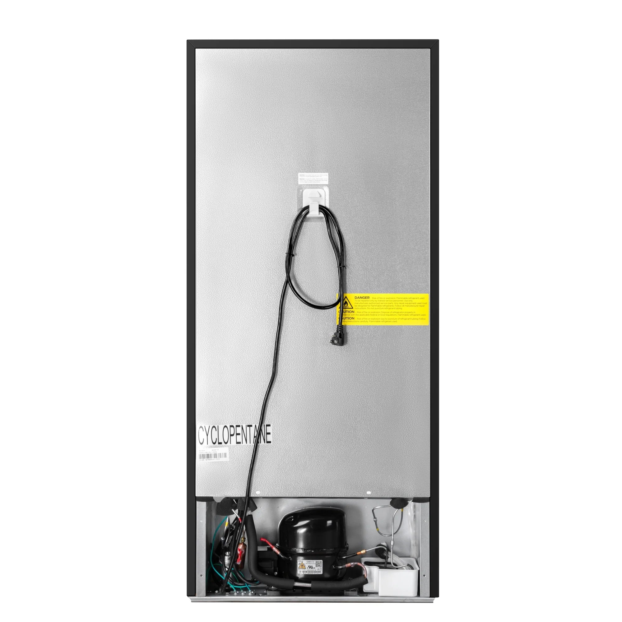 Garage Ready Convertible Upright Manual Defrost Freezer/Refrigerator in Stainless Steel 7 cu. ft.