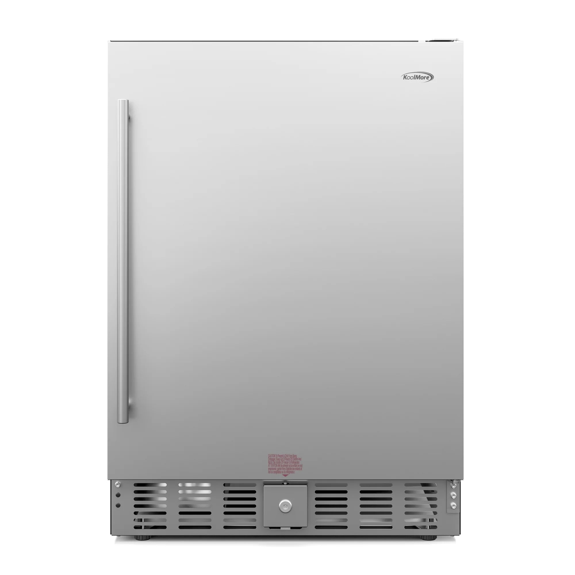 Stainless Steel, Built-In Refrigerator and Beverage Cooler, 5 Cu. ft. 23.4 In.