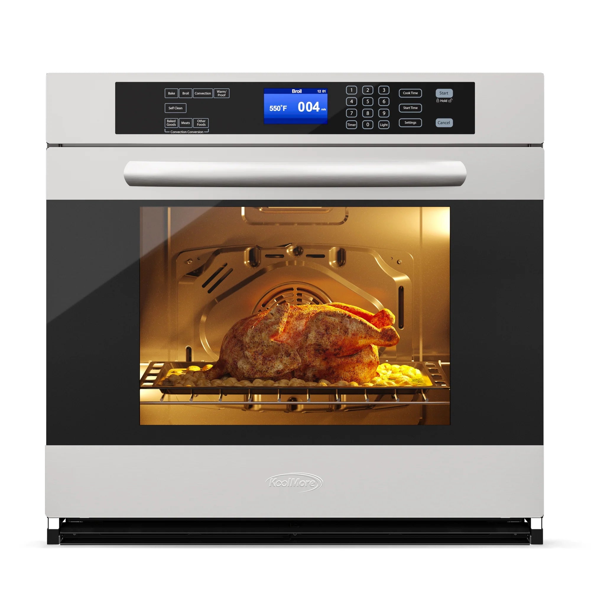 Stainless-Steel Electric Convection Oven, 5 cu. ft.