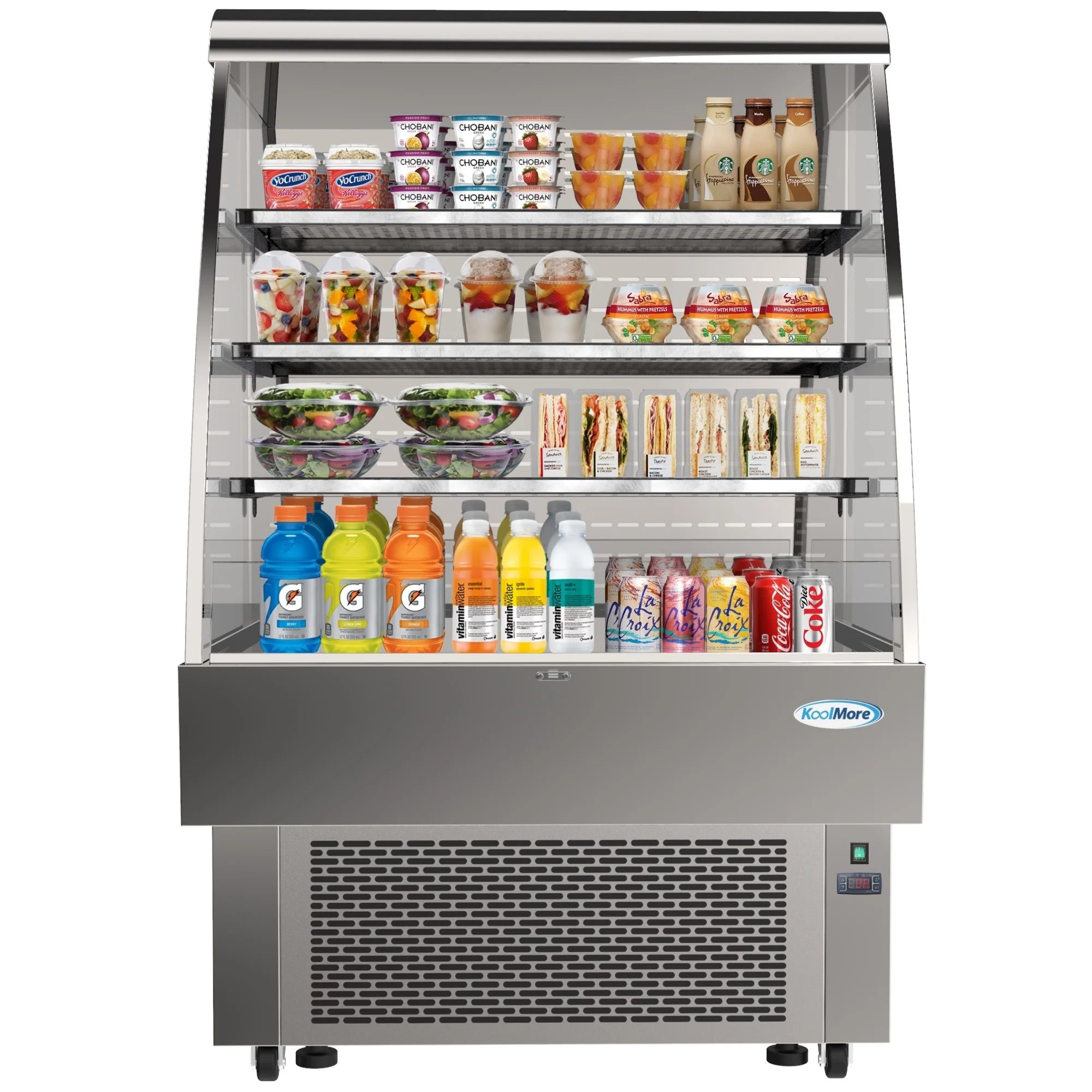 Open Air Grab and Go Refrigerator 35 in, 13.4 cu ft.