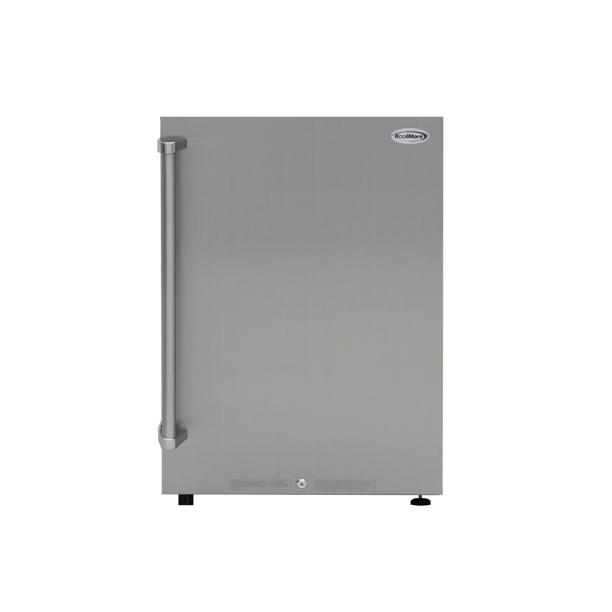 Outdoor Refrigerator with IPX 4 Rating and Glass Shelves 4.4 Cu. ft. in Stainless-Steel, 21 In.
