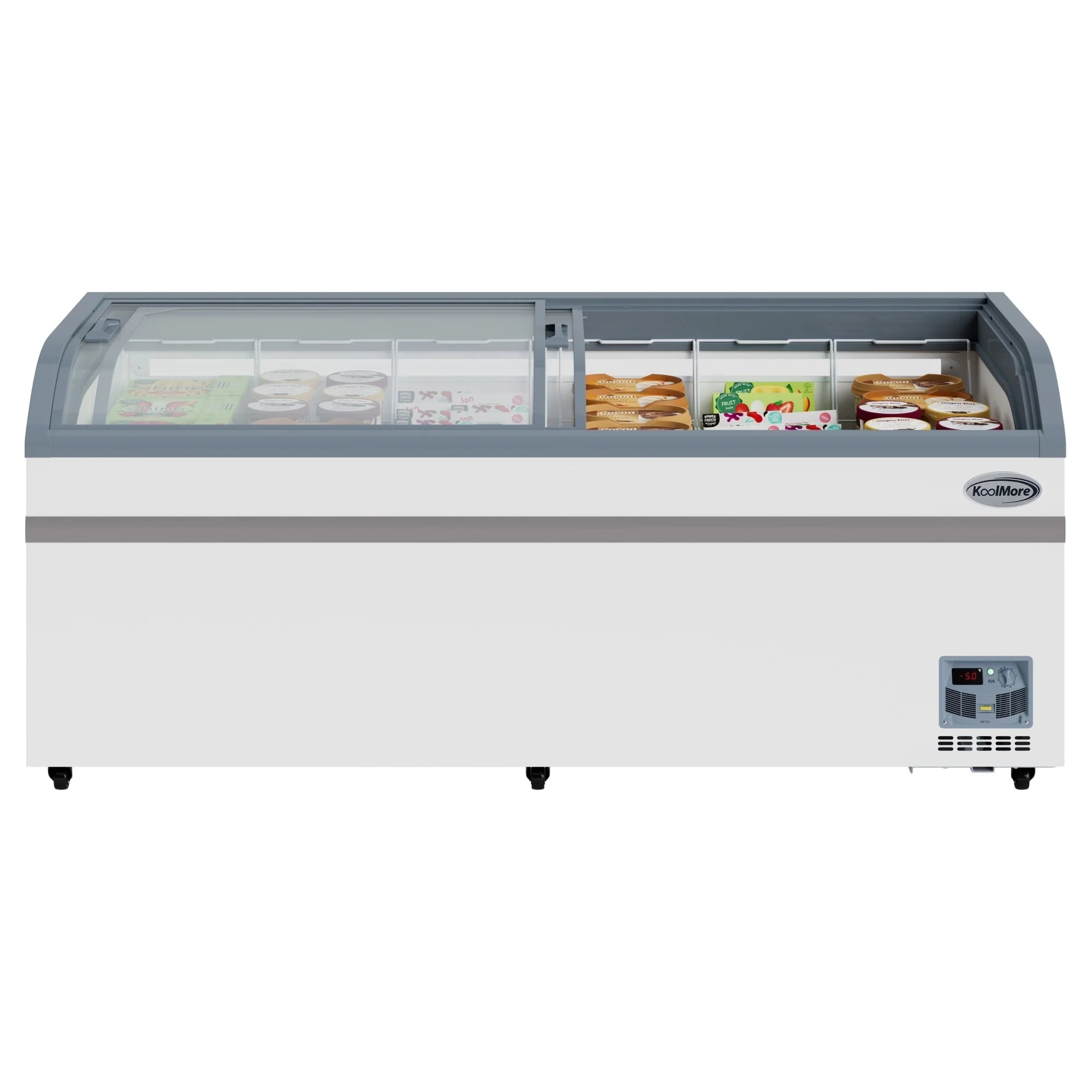 Manual Defrost Island Chest Freezer in White, 78 In. 19 cu. ft.