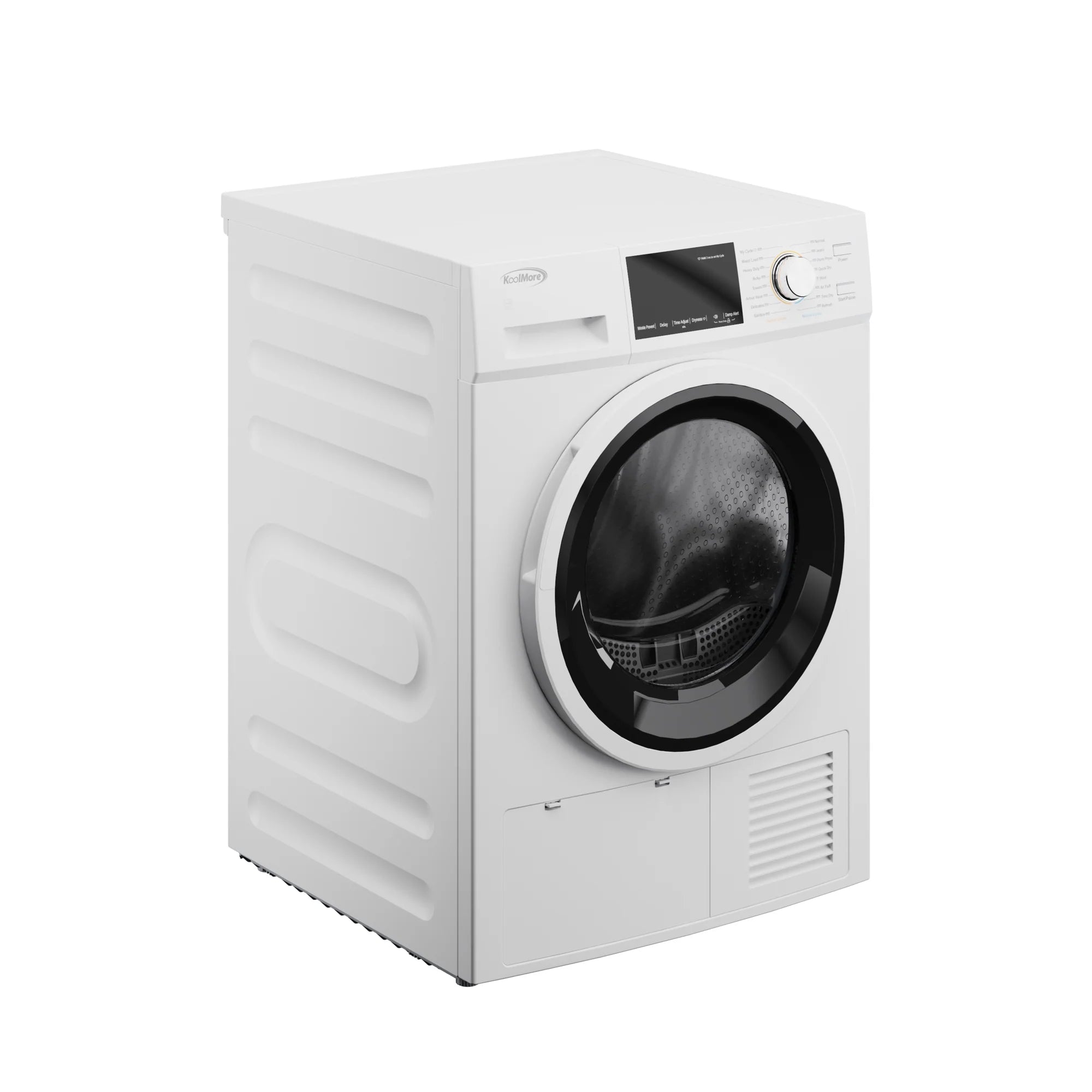 Large Capacity Stackable Ventless Front Load Dryer in White, 240V, 4.4 cu. ft.