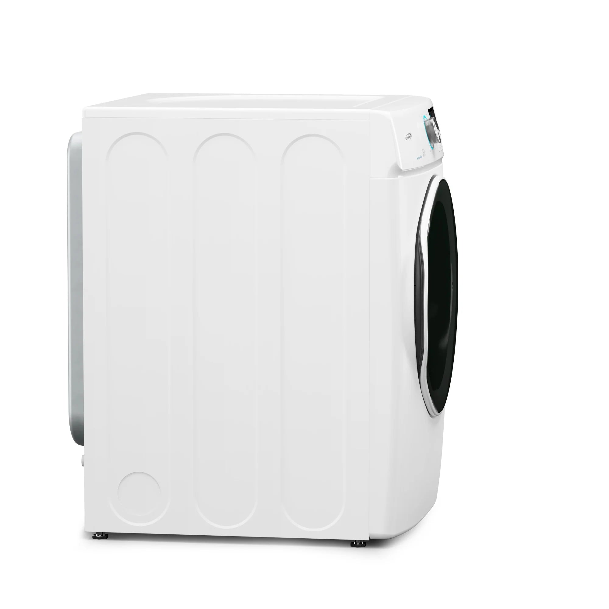 Large Capacity Stackable Vented Electric Front Load Dryer in White, 240V, 8 cu, ft.