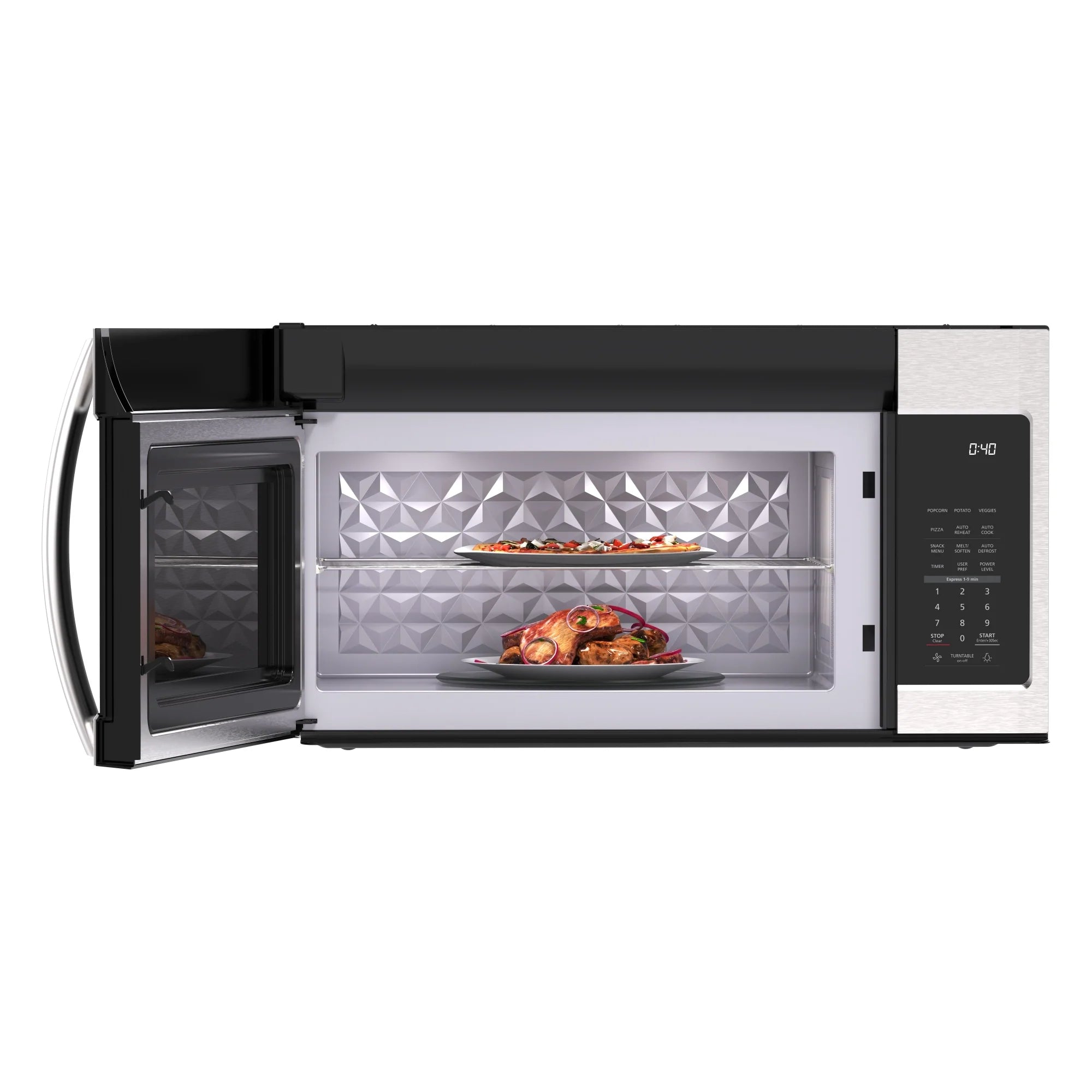 Over the Range Stainless Steel Microwave, 1.9 cu. ft.