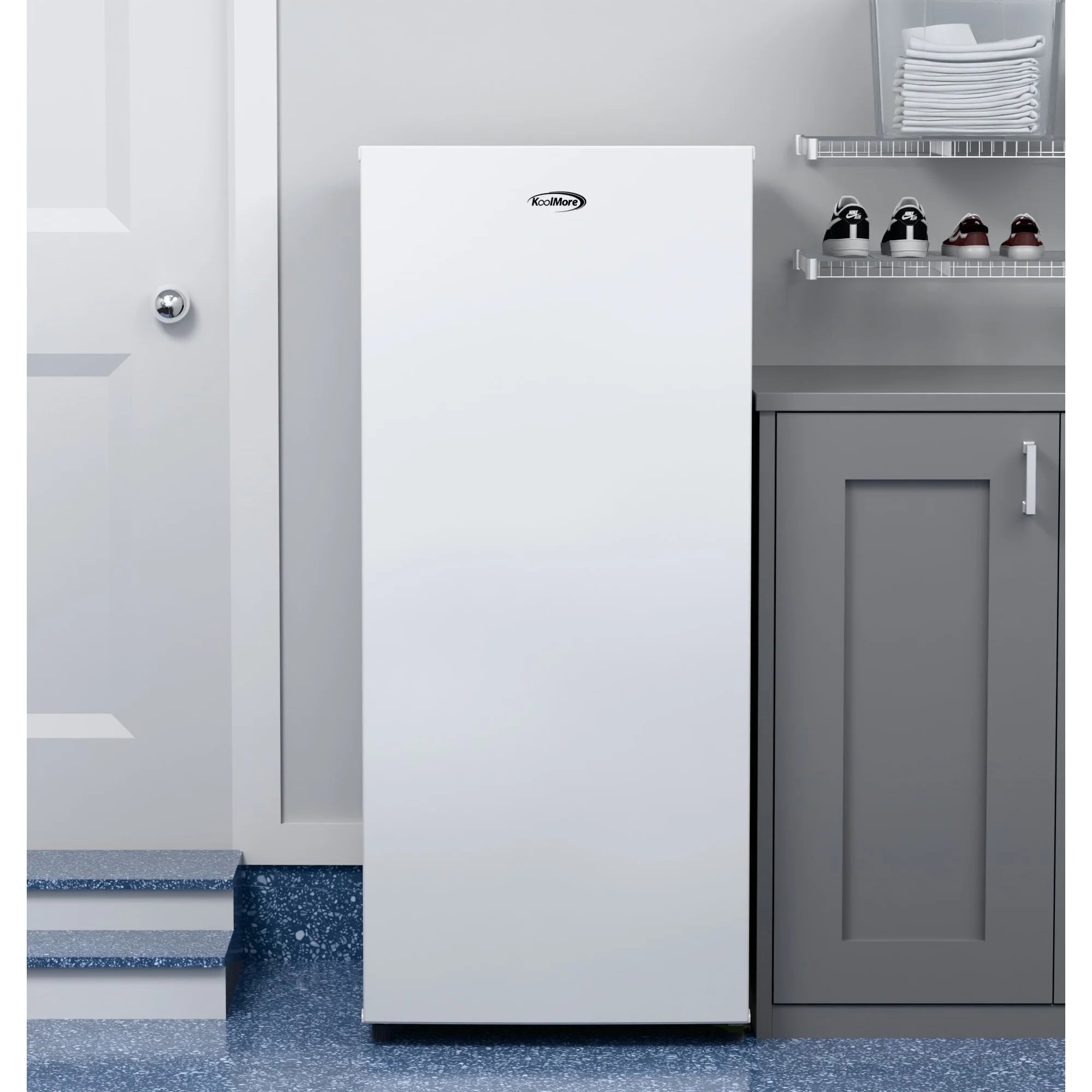 Convertible Garage Ready Upright Freezer/Refrigerator in White, 7 cu. ft.
