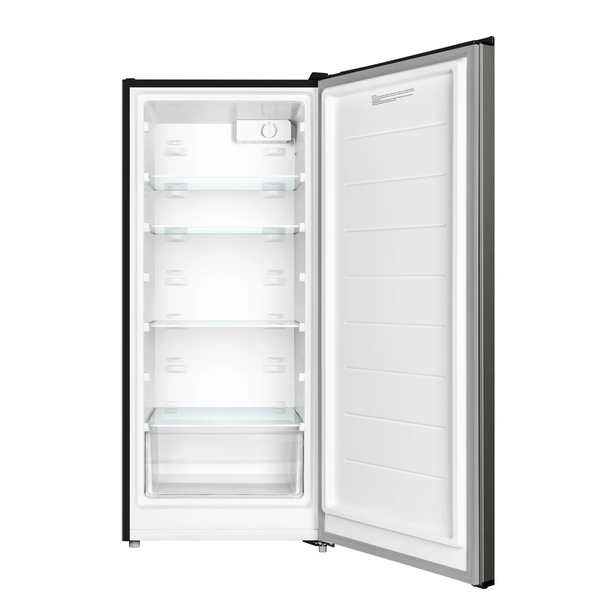 Garage Ready Convertible Upright Manual Defrost Freezer/Refrigerator in Stainless Steel 7 cu. ft.