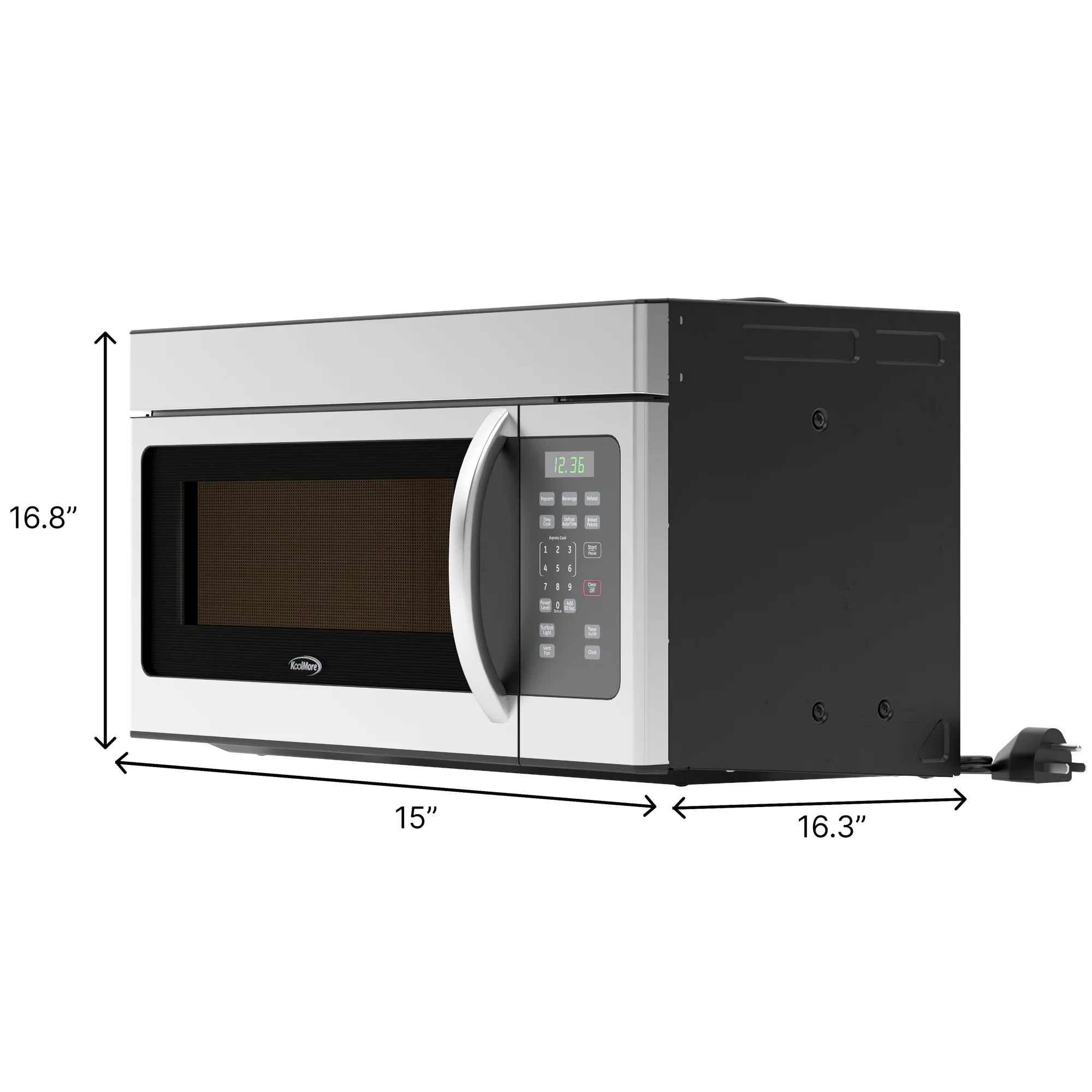 Over the Range Stainless Steel Microwave, 1.6 cu. ft.