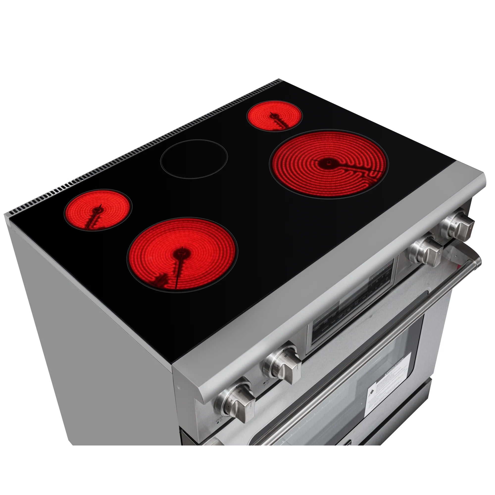 Electric Professional Range with Tilt Panel and Digital controls, Self-Cleaning, 16300W of Power, 240V in Stainless-Steel, 36 In.