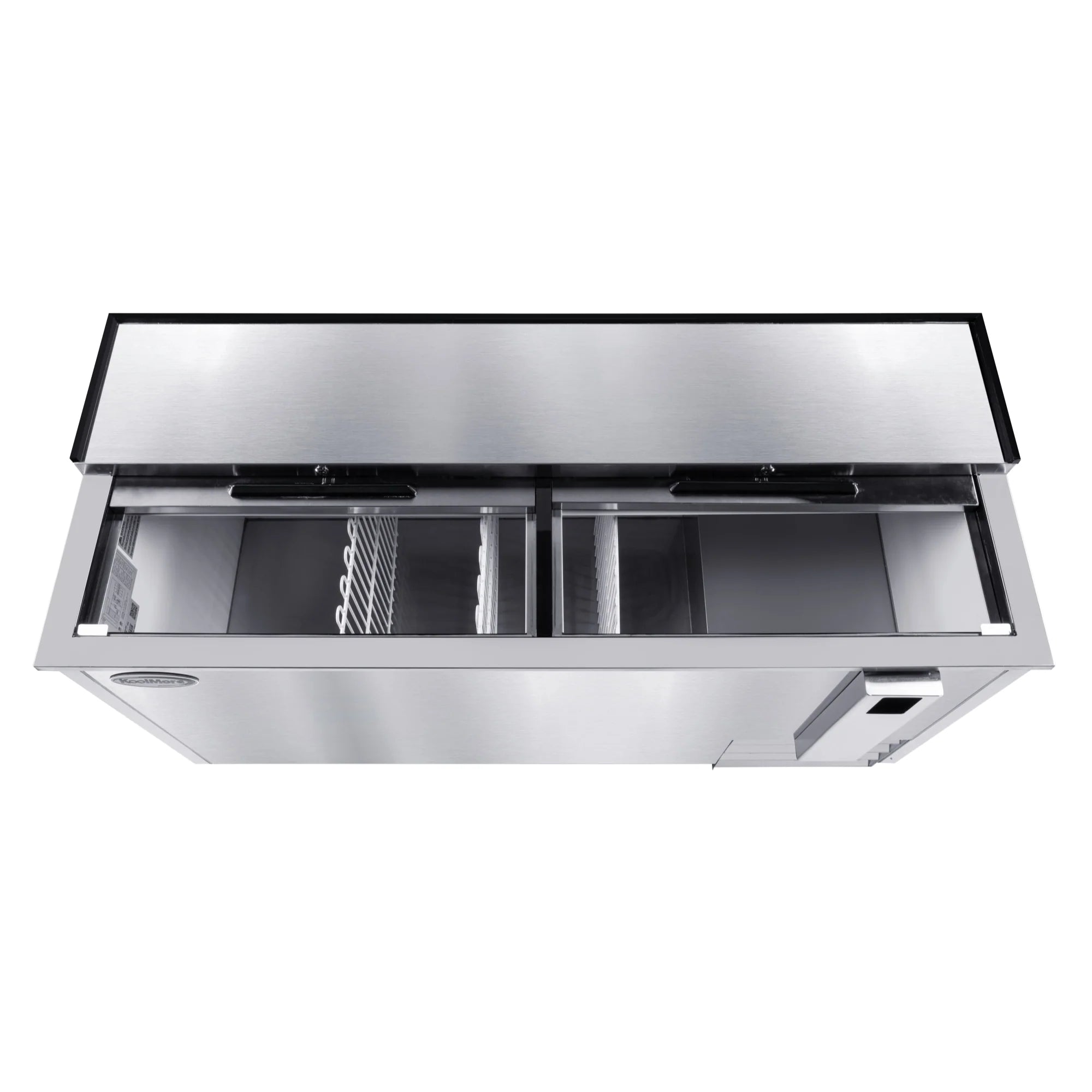 Commercial Bottle Cooler with Built-In Opener, ETL Listed, 19 cu. ft. 65 In.