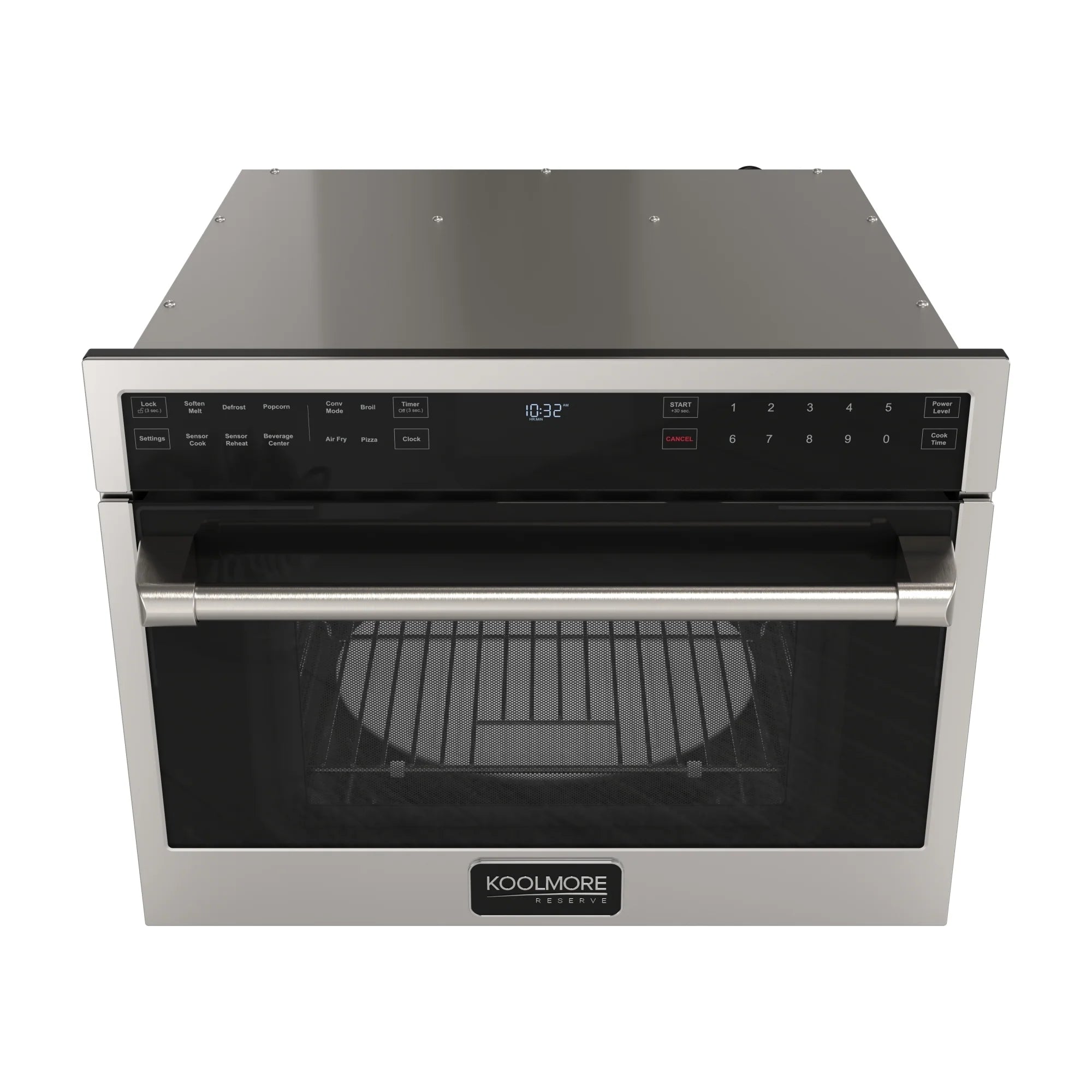 KoolMore Reserve 24 in. Built-In Microwave Convection Oven with Air Fry, 3-in-1 Combo, Sensor Cook, Soft-Close Door, 1.6 cu. ft. in Stainless Steel