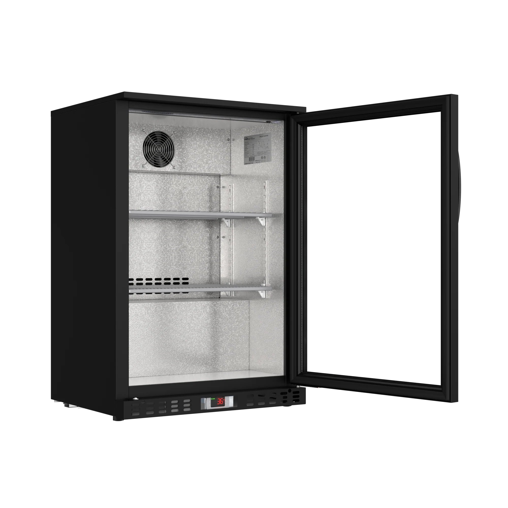 One-Door Back Bar Refrigerator - 4.1 Cu Ft. 24 In.