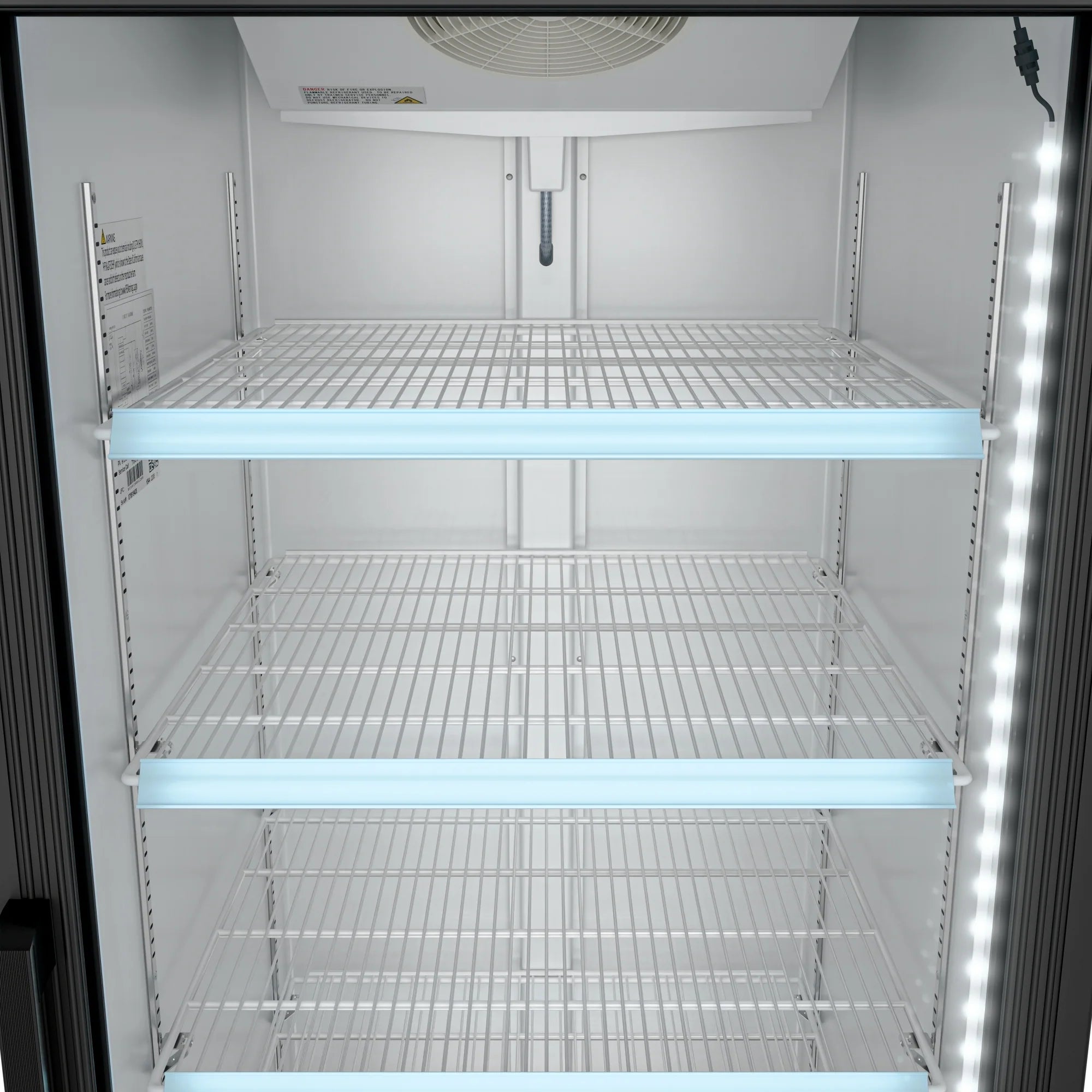 One-Door Merchandiser Refrigerator 28 in, 23 Cu Ft.