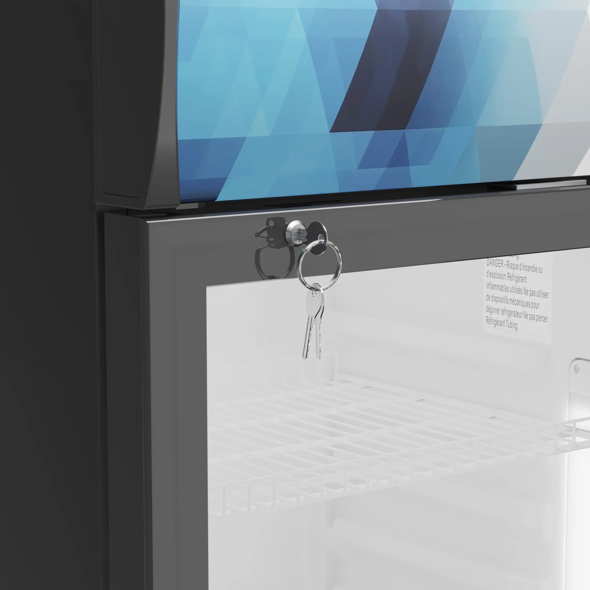 One-Door Merchandiser Refrigerator 22 in, 9 Cu Ft.