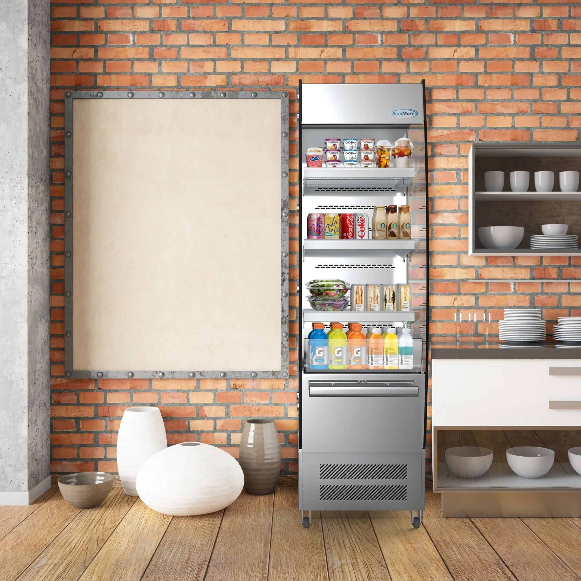 Open Air Grab and Go Refrigerator 26 in, 7.7 cu ft.