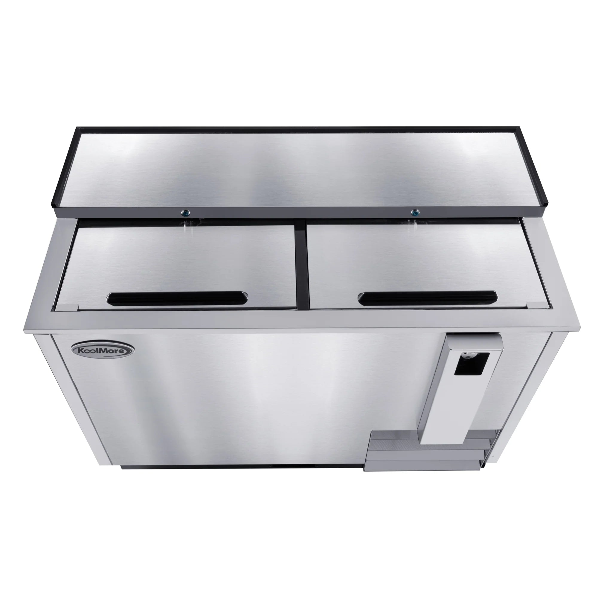 Commercial Bottle Cooler with Built-In Opener, ETL Listed, 14 cu. ft. 50 In.