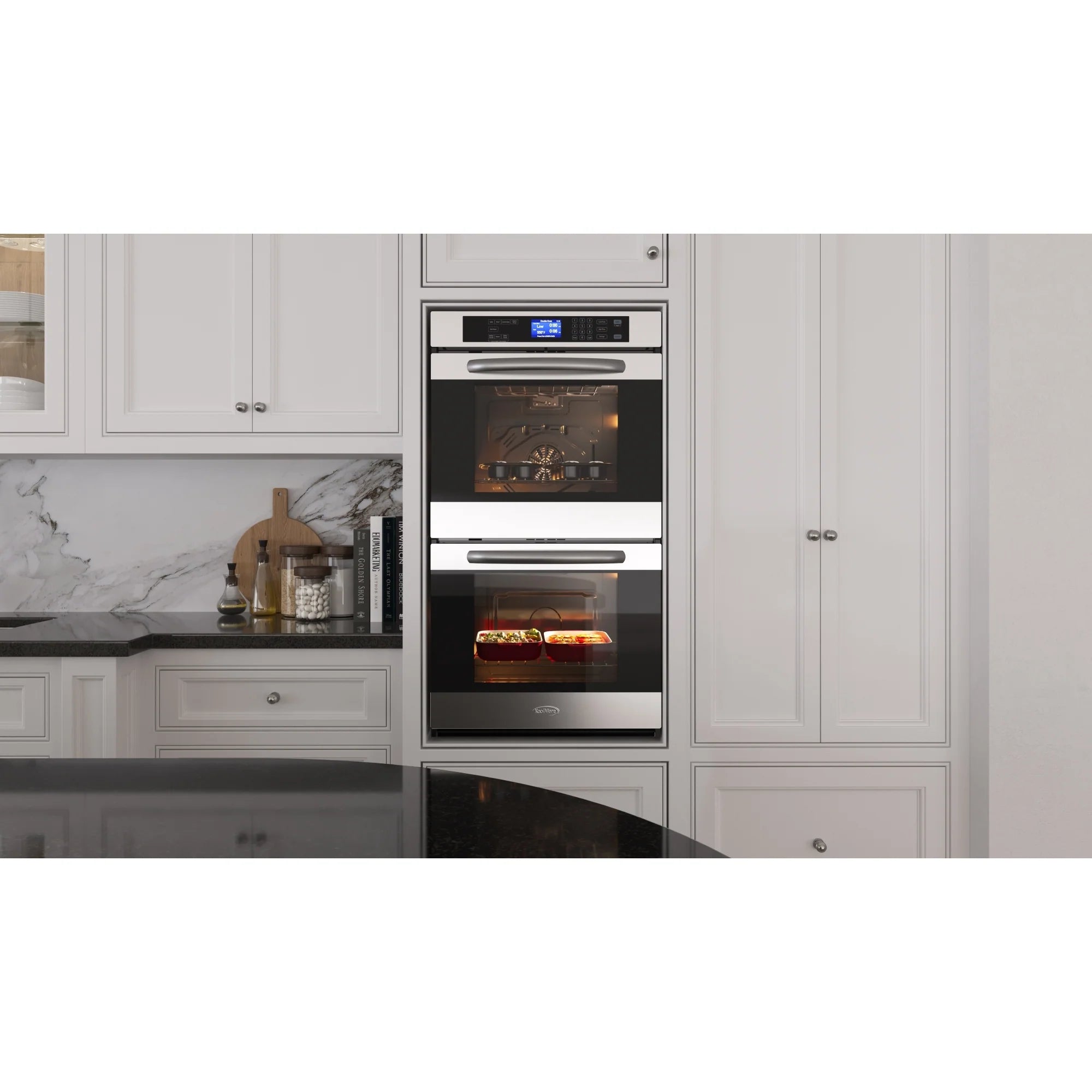 Stainless-Steel Premium Convection Double-Unit Wall Oven, 5 cu. ft.