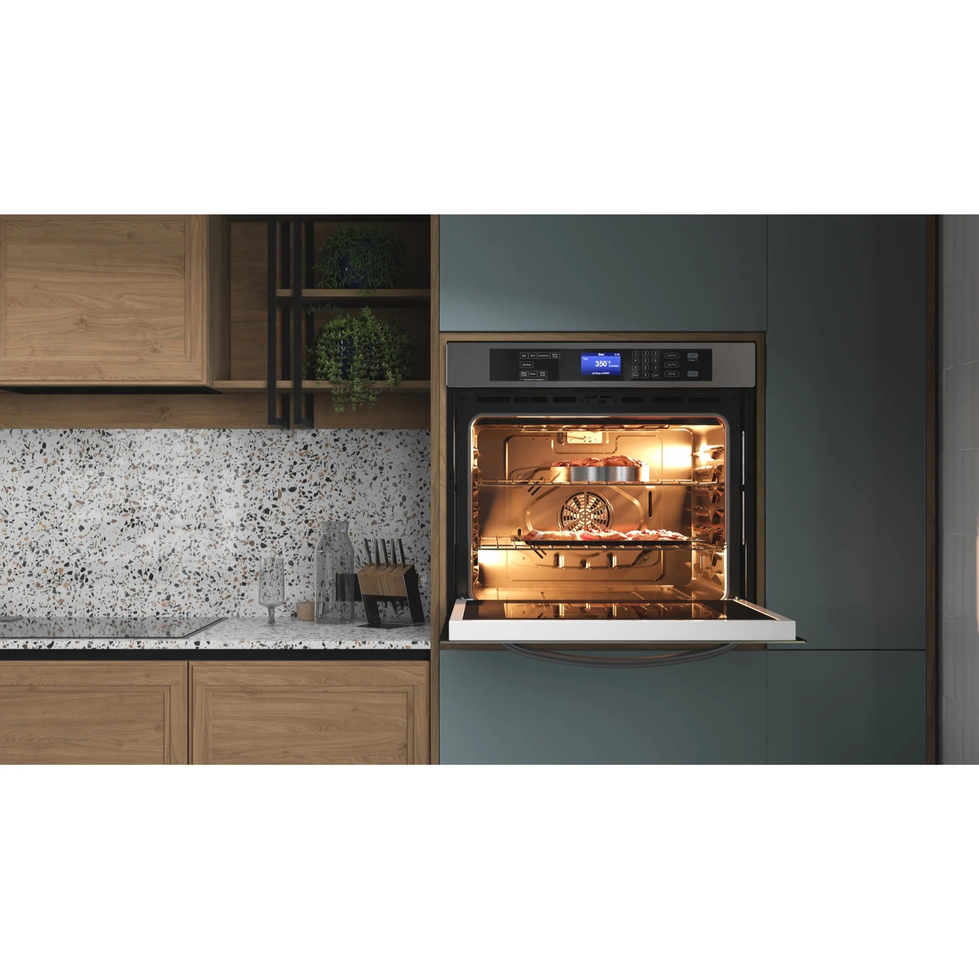 Stainless-Steel Electric Convection Oven, 5 cu. ft.