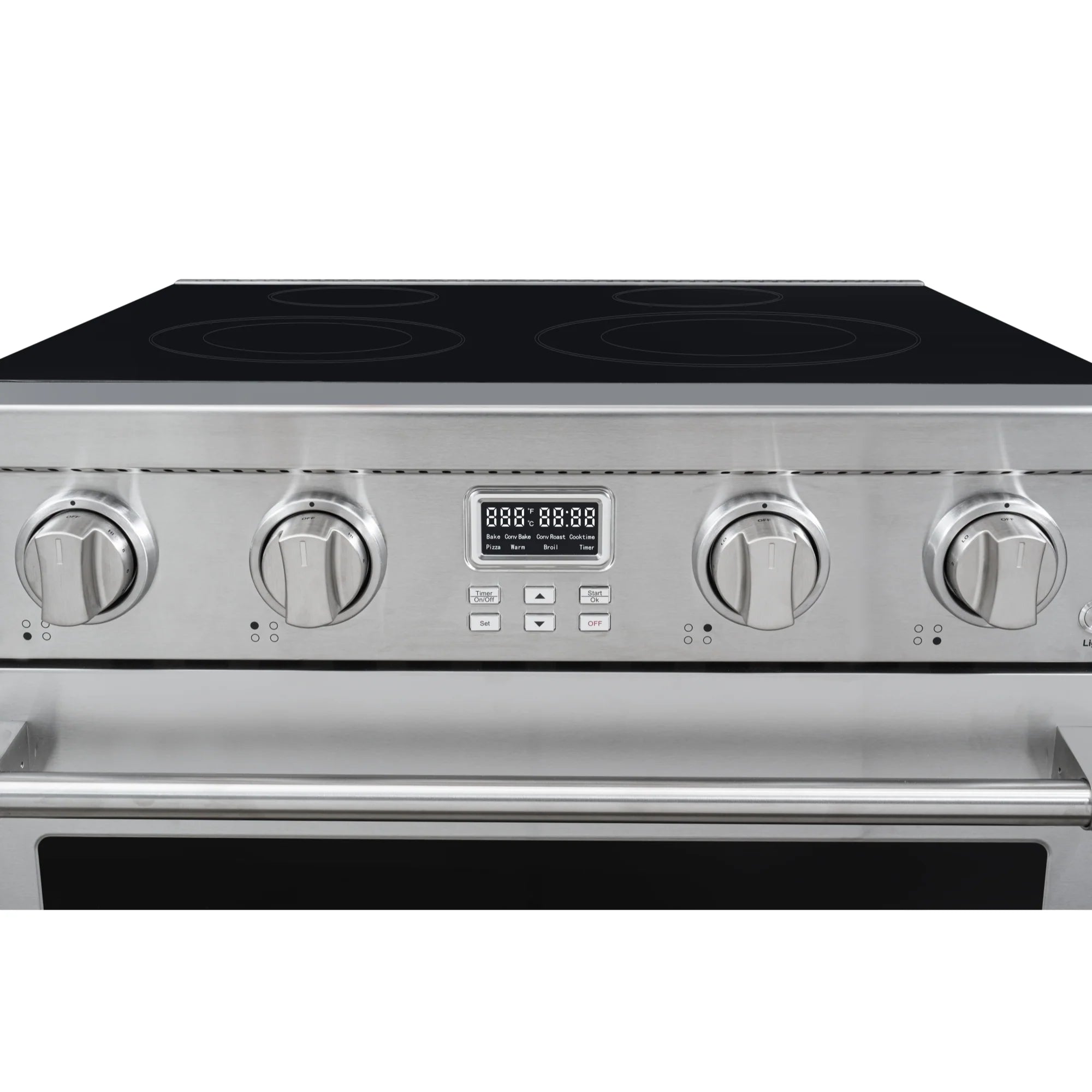 Professional Electric Range with 14900W of Power, 240V in Stainless-Steel, 30 In.
