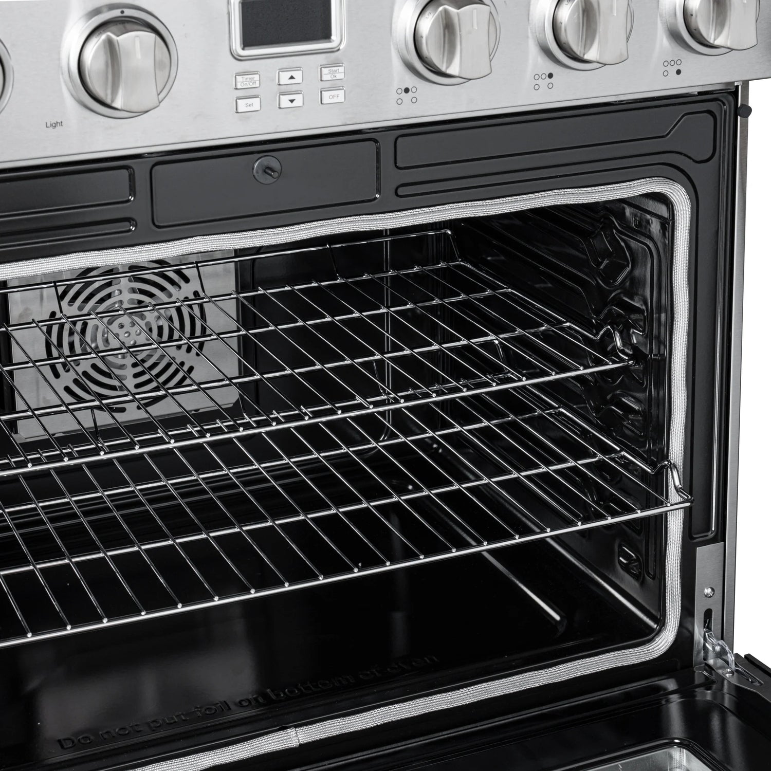 Professional Electric Range with 16600W of Power, 240V in Stainless-Steel, 36 In.