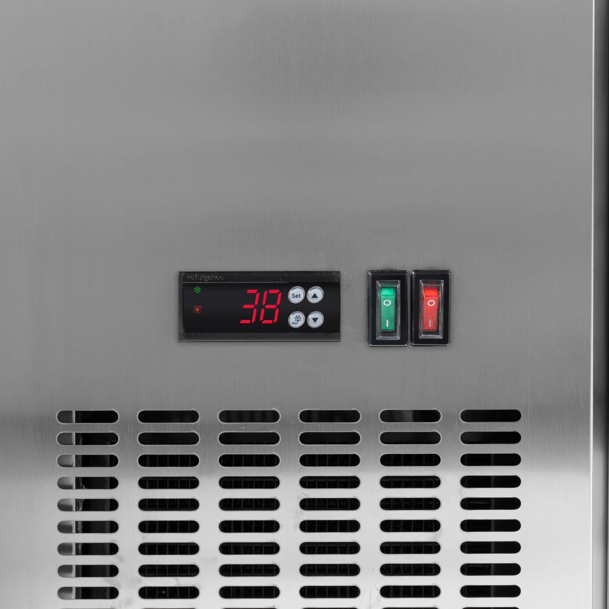 72" 3-Door Back Bar Cooler – 18 Cu. Ft LED Fridge