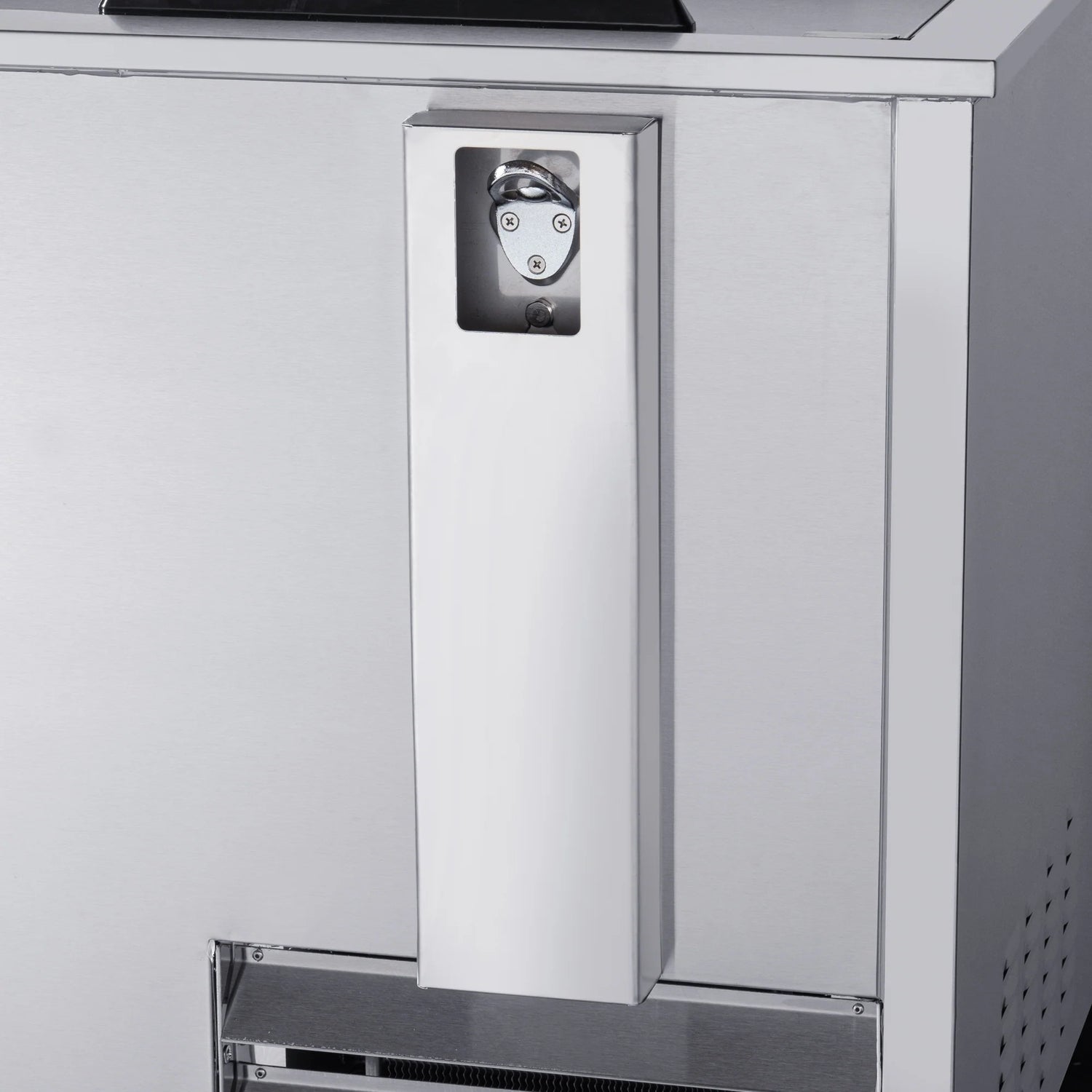 Commercial Bottle Cooler with Built-In Opener, ETL Listed, 14 cu. ft. 50 In.