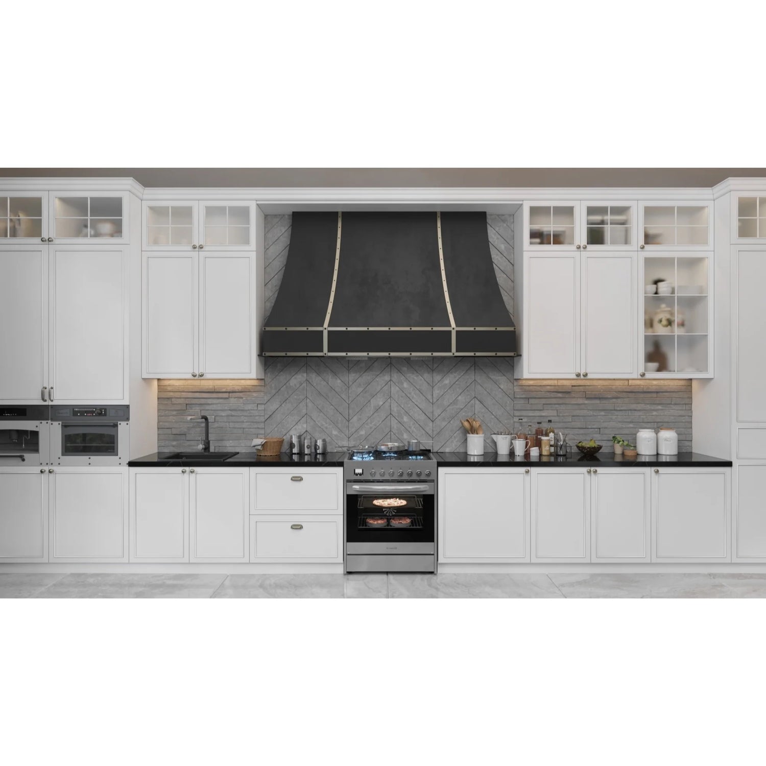 Stainless-Steel Professional Gas Range, 30 In.