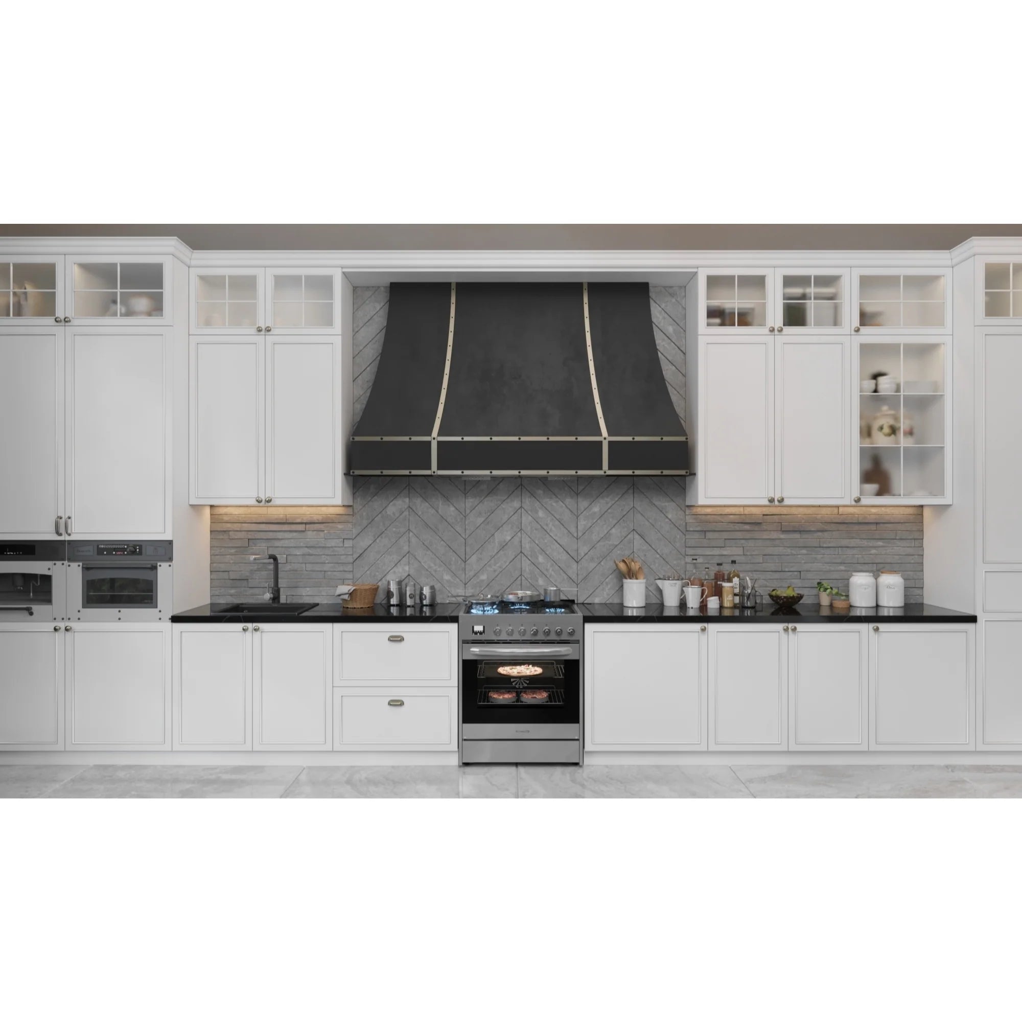 Stainless-Steel Professional Gas Range, 30 In.