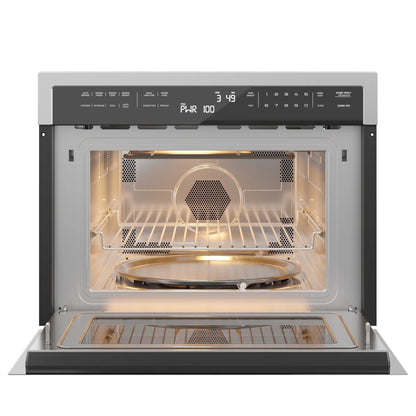 Stainless Steel Convection Oven with Microwave, 24 In.