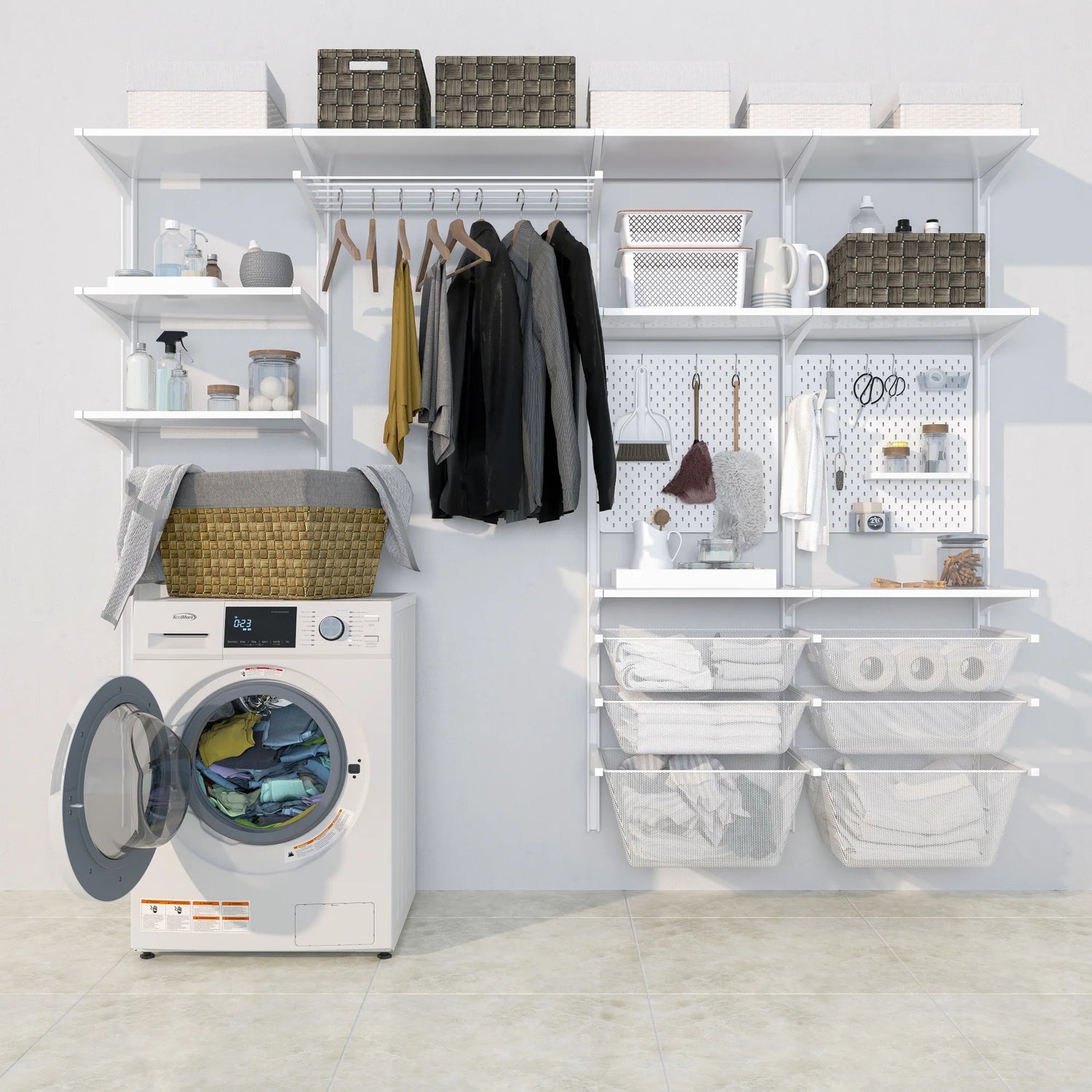 All-in-One Washer &amp; Dryer Combo in White 2.7 cu ft.