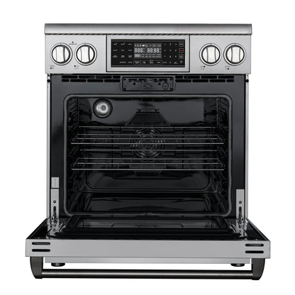 Electric Professional Range with Tilt Panel and Digital controls, Self-Cleaning, 16300W of Power, 240V in Stainless-Steel, 30 In.