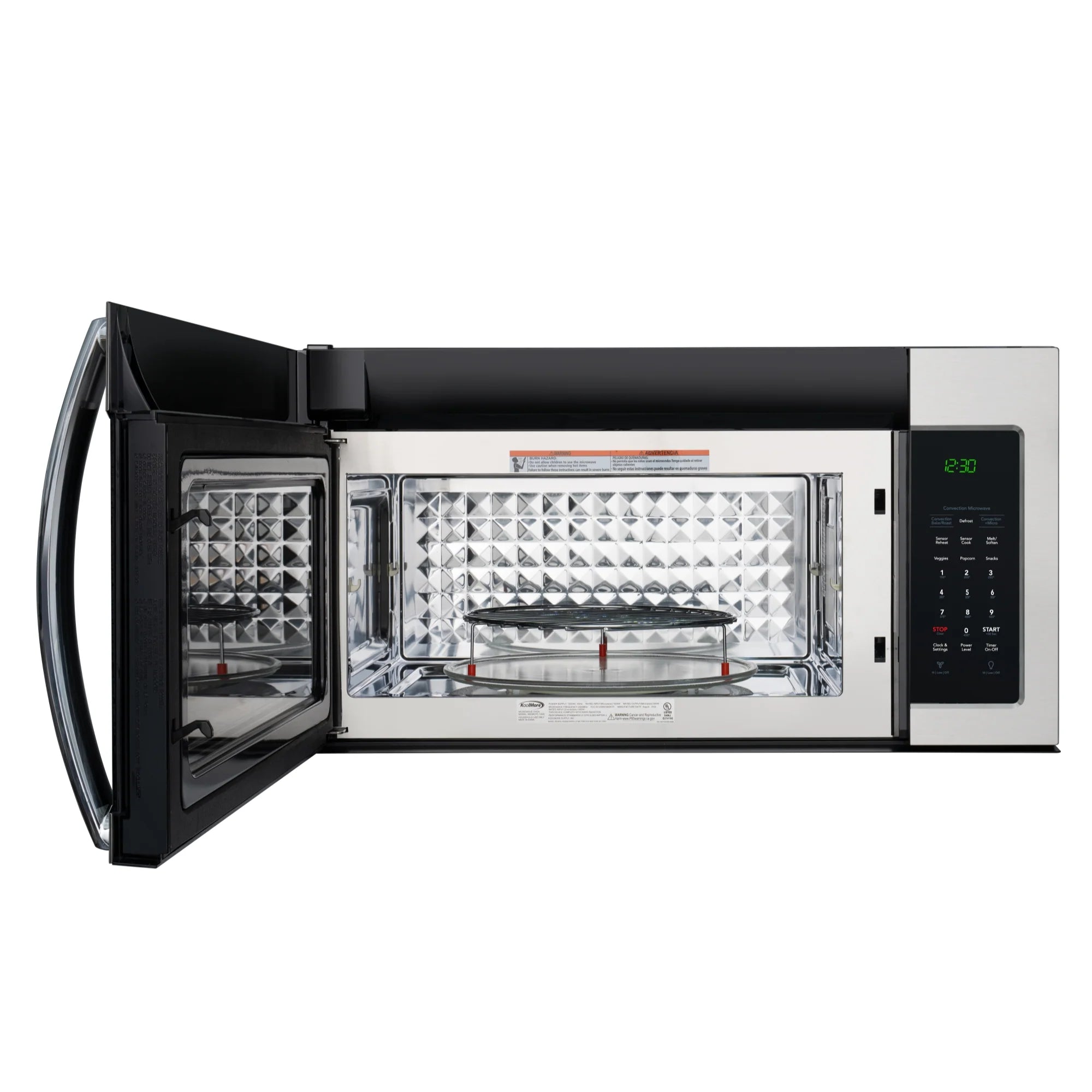 Over-the-Range Convection Microwave Oven in Black, 30 in. 1.5 cu.ft