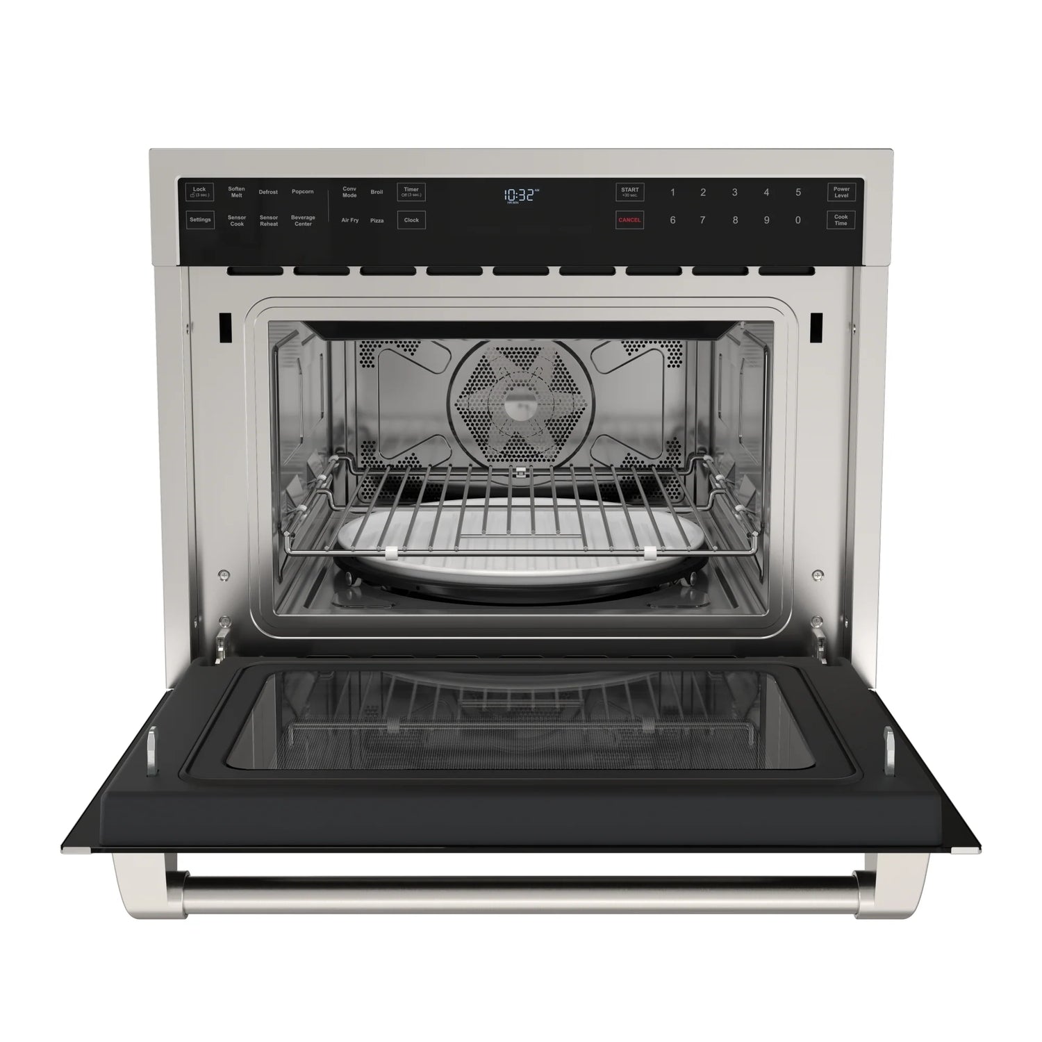 KoolMore Reserve 24 in. Built-In Microwave Convection Oven with Air Fry, 3-in-1 Combo, Sensor Cook, Soft-Close Door, 1.6 cu. ft. in Stainless Steel