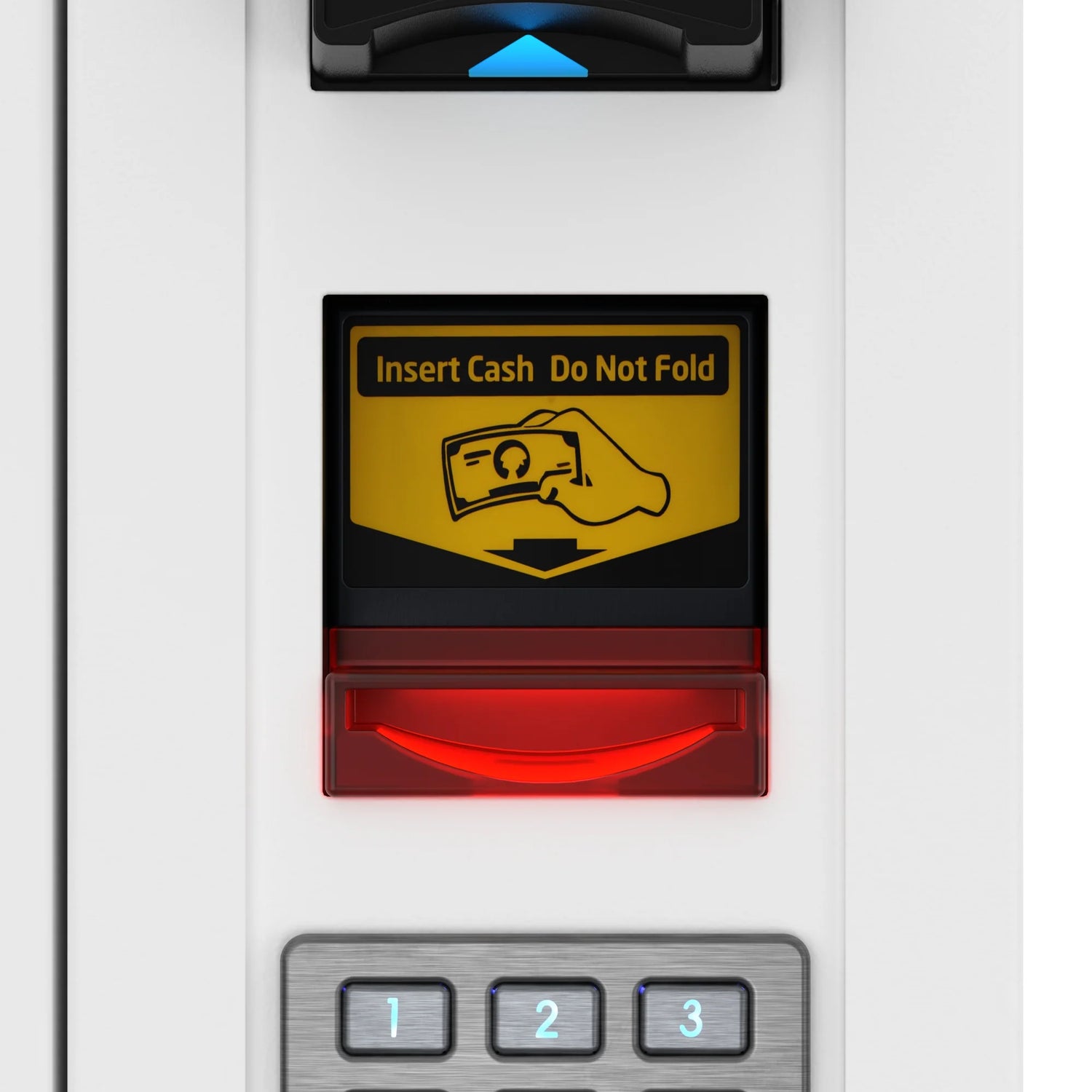 Commercial Freezer Ice Cream Vending Machine with 44 Slots, Ample 49 in. Touch Display, Bill Acceptor and Credit Card Reader in White, 45 In.