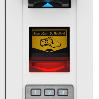 Commercial Freezer Ice Cream Vending Machine with 44 Slots, Ample 49 in. Touch Display, Bill Acceptor and Credit Card Reader in White, 45 In.