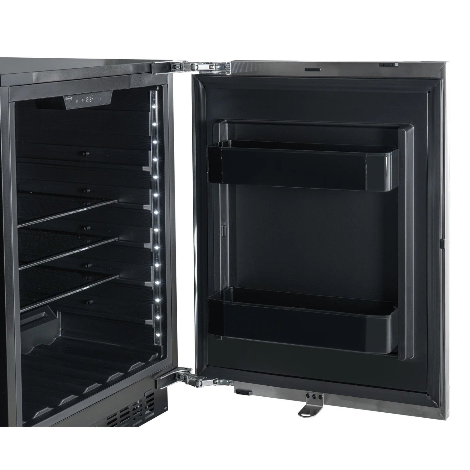 Panel Ready Compact Refrigerator, 5 cu. ft. in Black, 24 In.