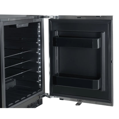 Panel Ready Compact Refrigerator, 5 cu. ft. in Black, 24 In.