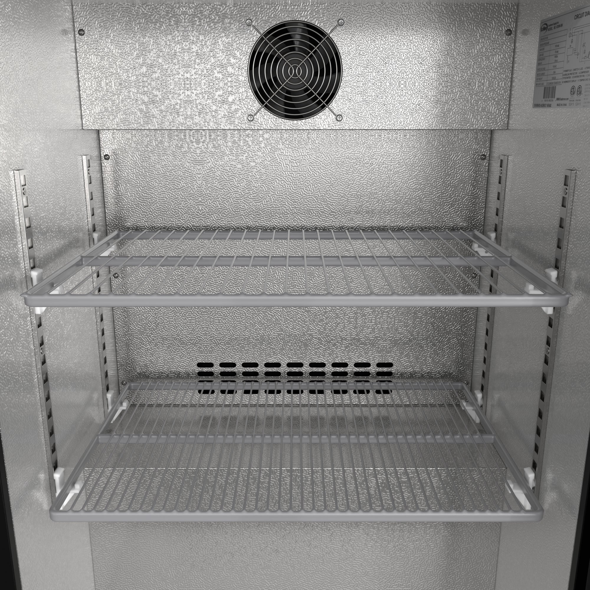One-Door Back Bar Refrigerator - 4.1 Cu Ft. 24 In.