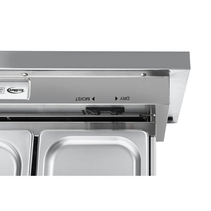 Warming Drawer with Three Compartments in Stainless-Steel, 30 In.
