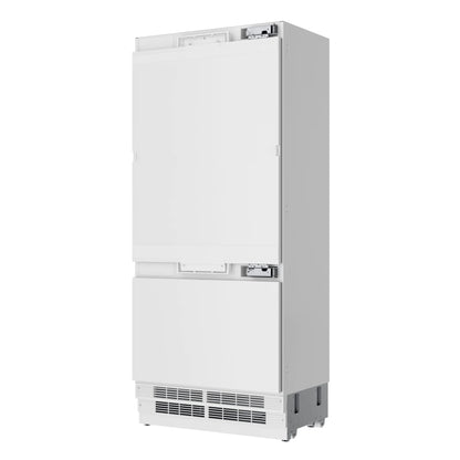 KoolMore Reserve 36 in. Panel Ready Refrigerator and Freezer with Ice maker and Water dispenser, Frost Free, 19.7 Cu. Ft.