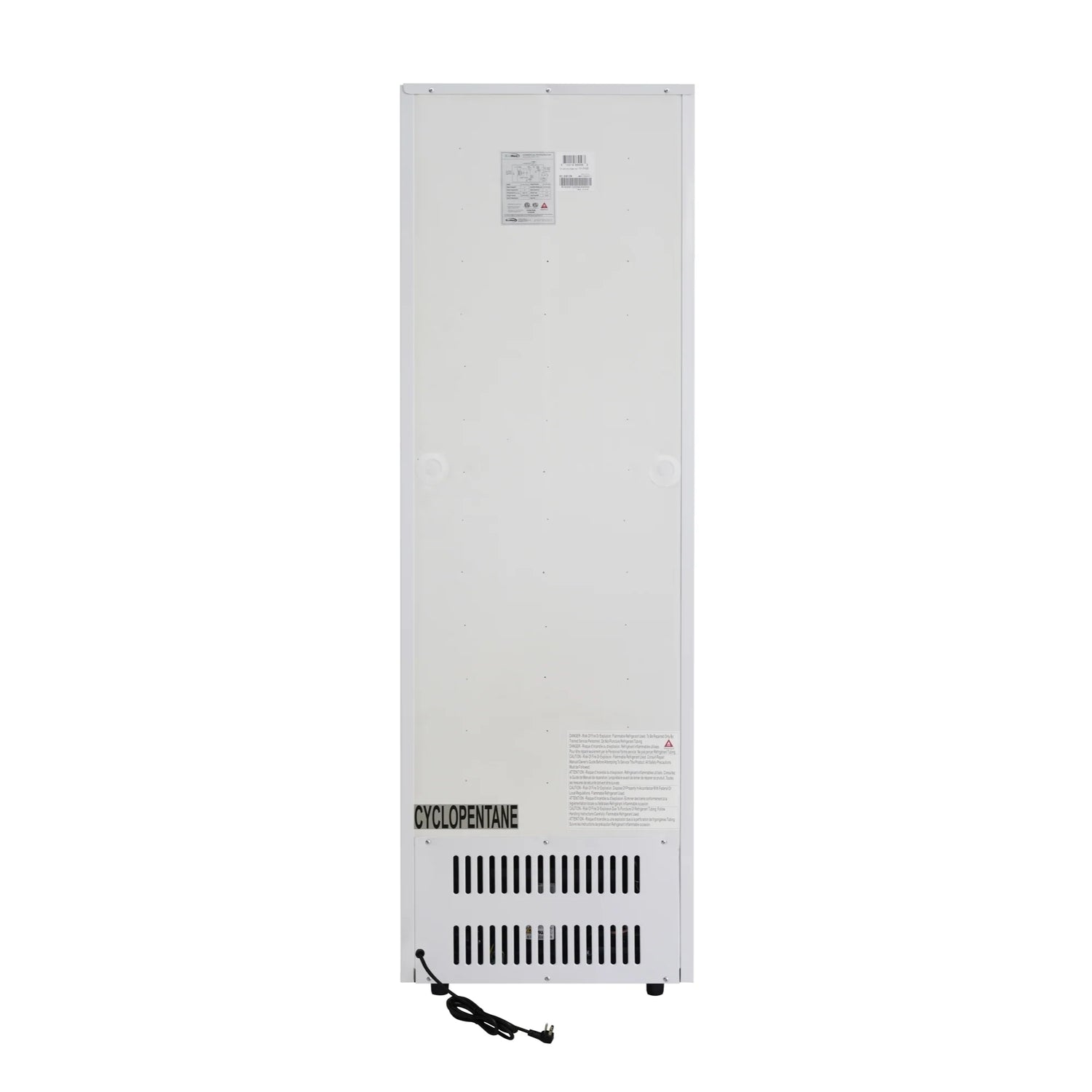 One-Door Commercial Merchandiser Refrigerator in White, 22 in 9 cu. ft.