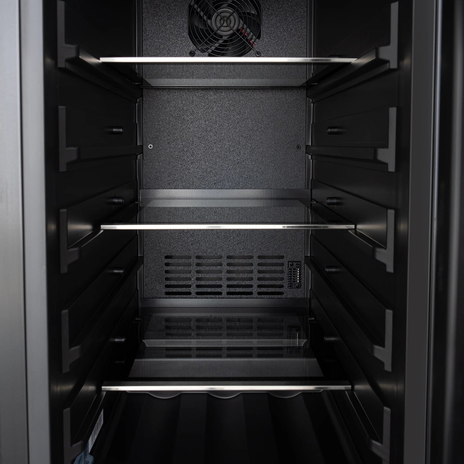 Built-In Panel Ready Undercounter Beverage Refrigerator, Compact with Digital Temperature Control, Glass Shelves, Security Lock, 15 In.