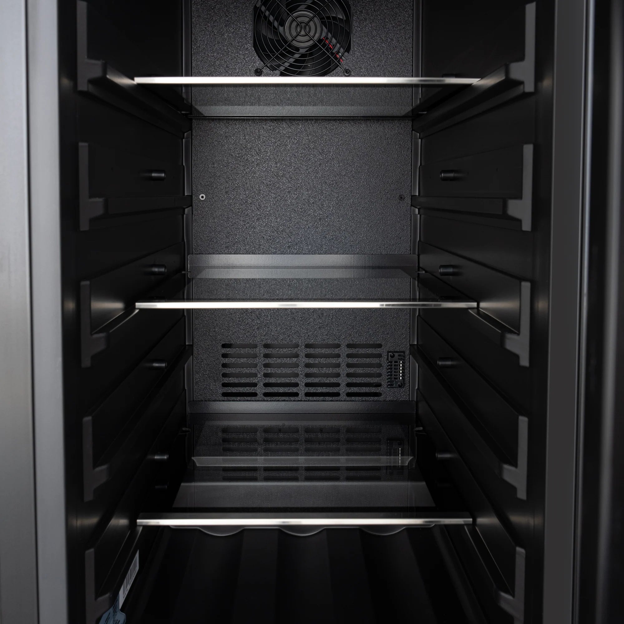 Built-In Panel Ready Undercounter Beverage Refrigerator, Compact with Digital Temperature Control, Glass Shelves, Security Lock, 15 In.