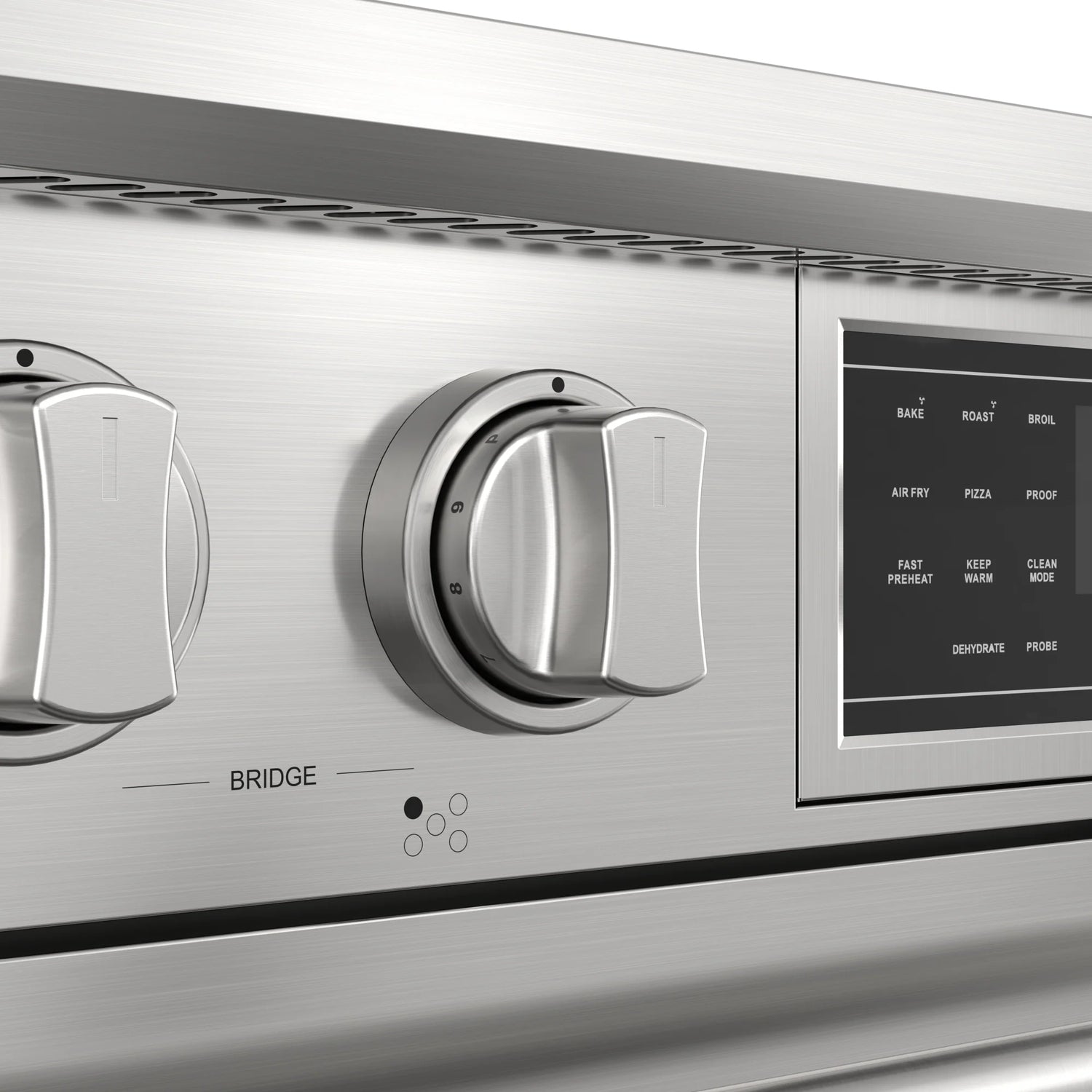 KoolMore Reserve 36 in. Electric Induction Range Oven with Ceramic Glass Cooktop, True Convection, 240V, 6.0 Cu. Ft., Air Fry, Sync Burners, CSA Certified in Stainless Steel