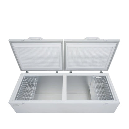 Commercial Chest Freezer, 30 Cu. Ft. in White, ETL Listed, 79 In.